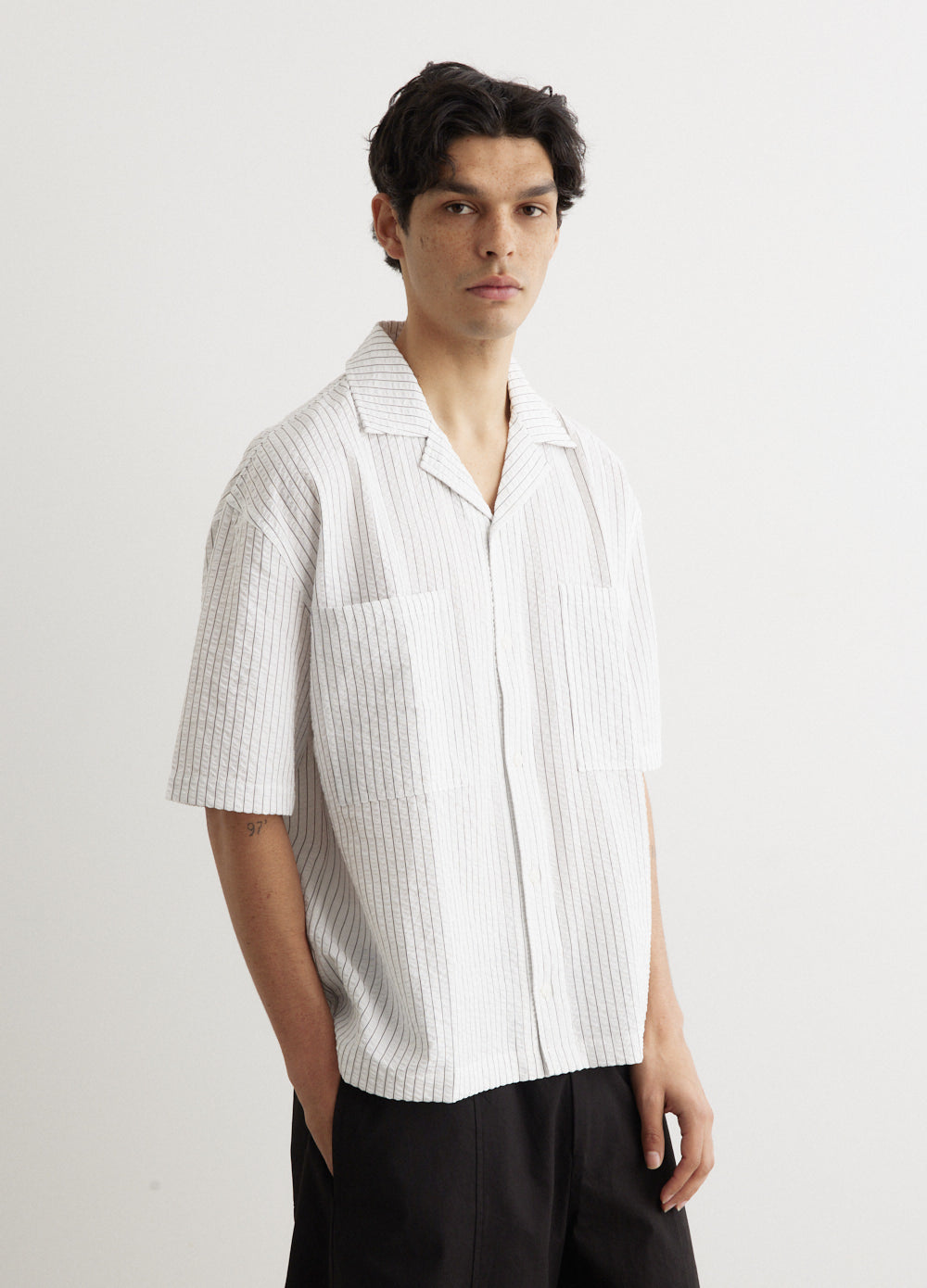 Clockwork Boxy Camp Collar Shirt