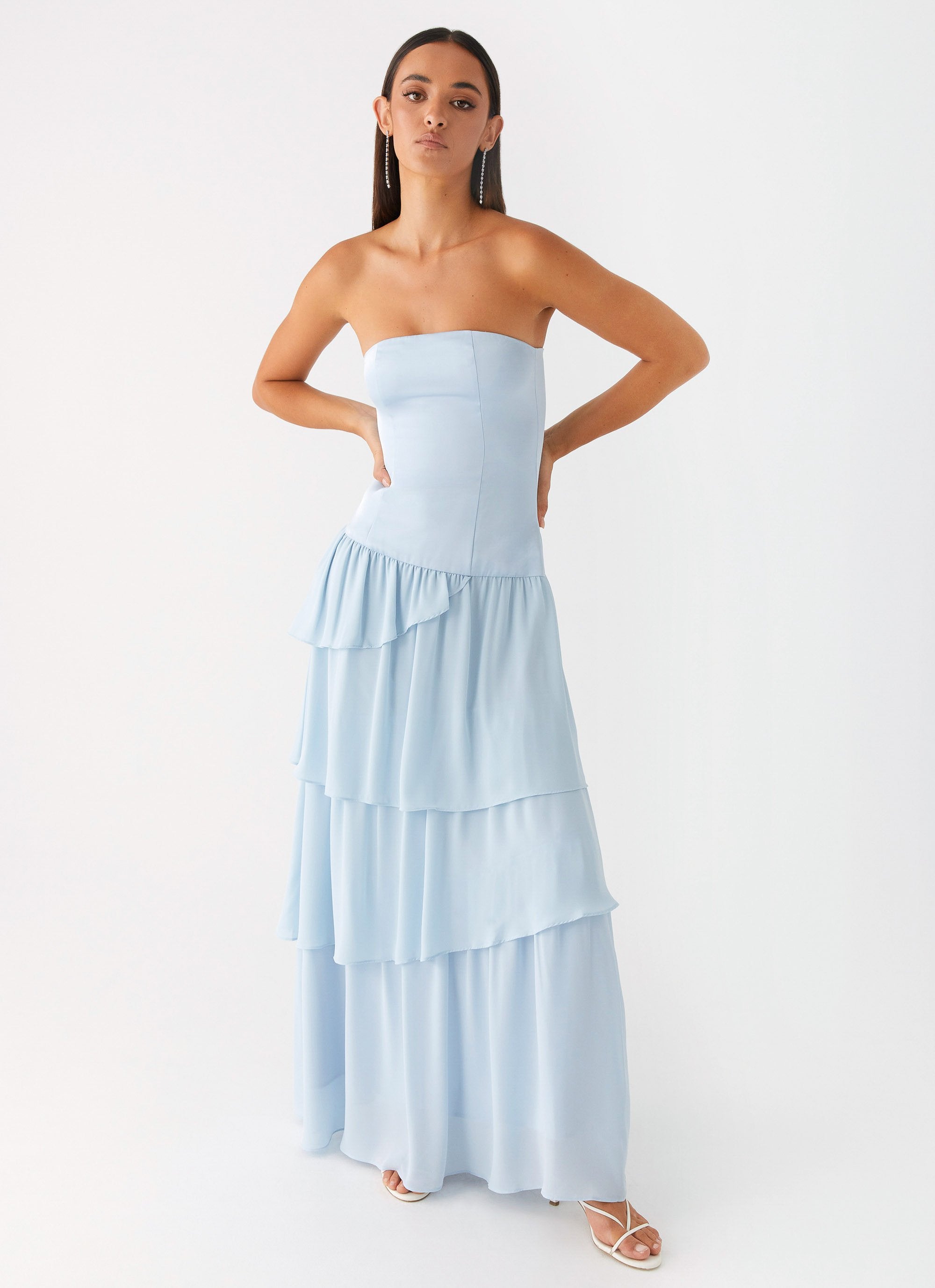 Our Story Maxi Dress - Pastel Blue