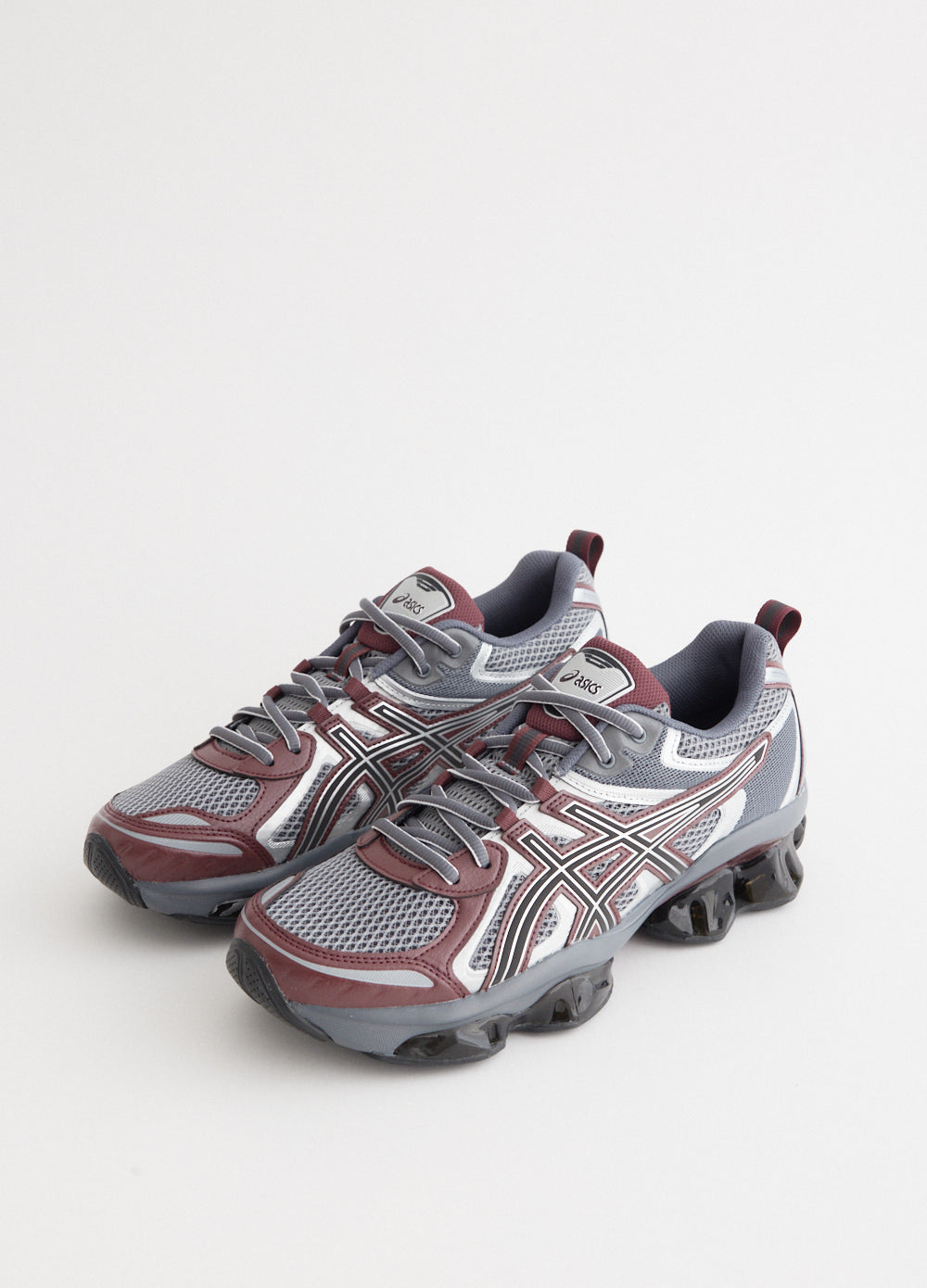 GEL-Quantum Kinetic 'Burgundy Silver' Sneakers