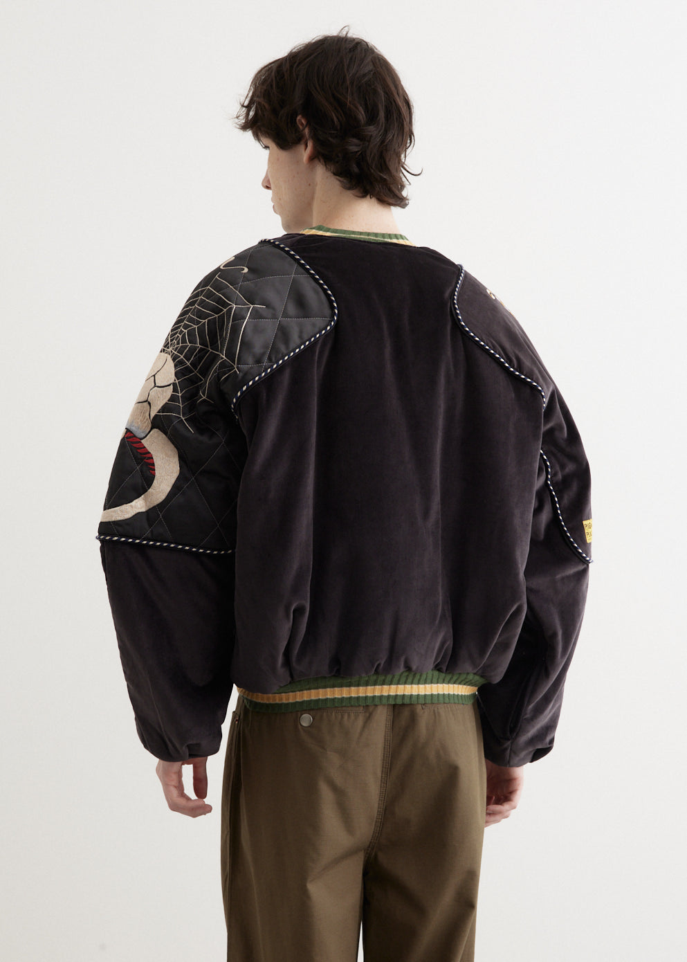 Velveteen Sham Bomber Jacket (RAINSKULL&SNAKE)