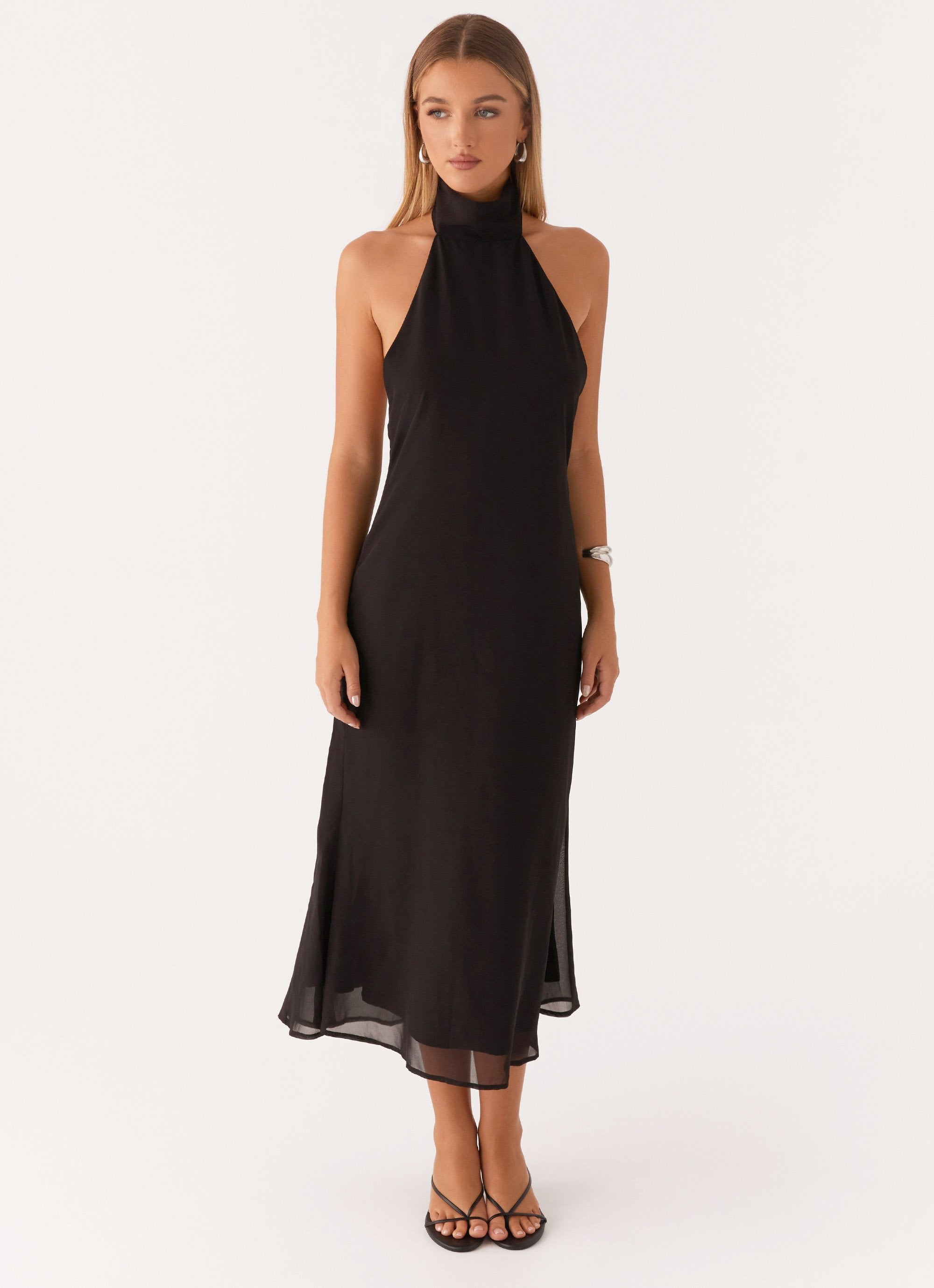 Emmalyn Midi Dress - Black