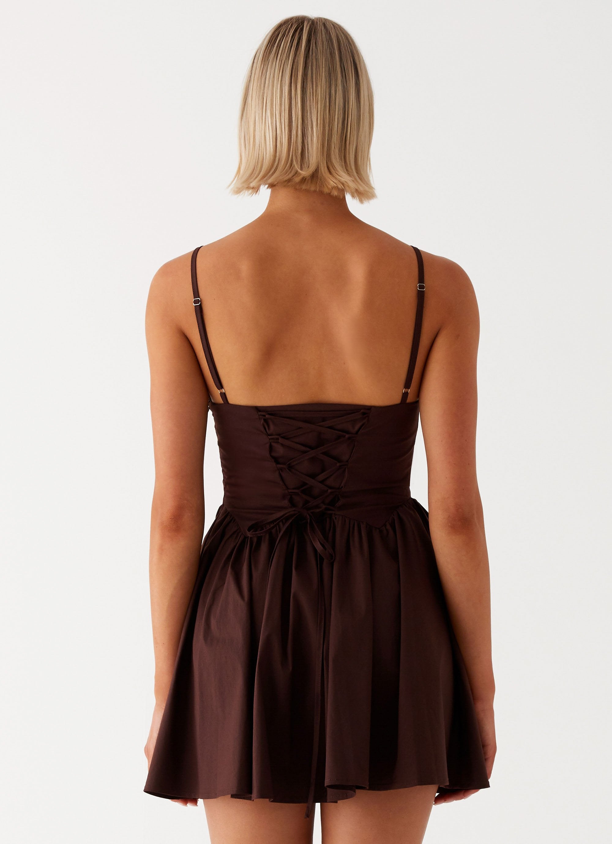 Tesoro Mio Mini Dress - Chocolate