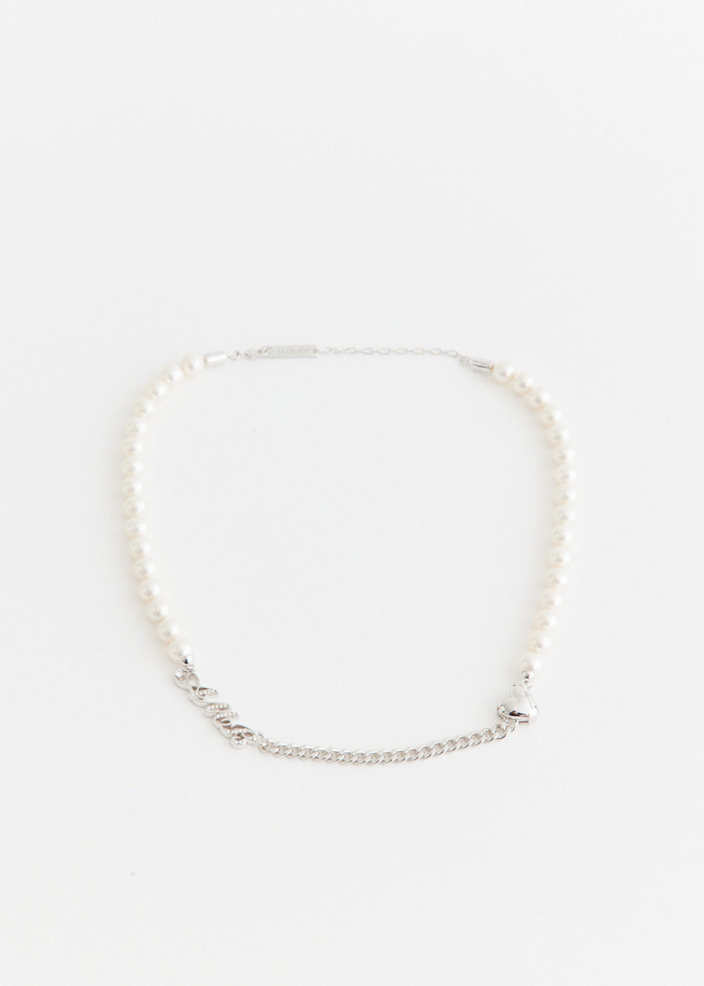 Pearl Chain Mix Necklace