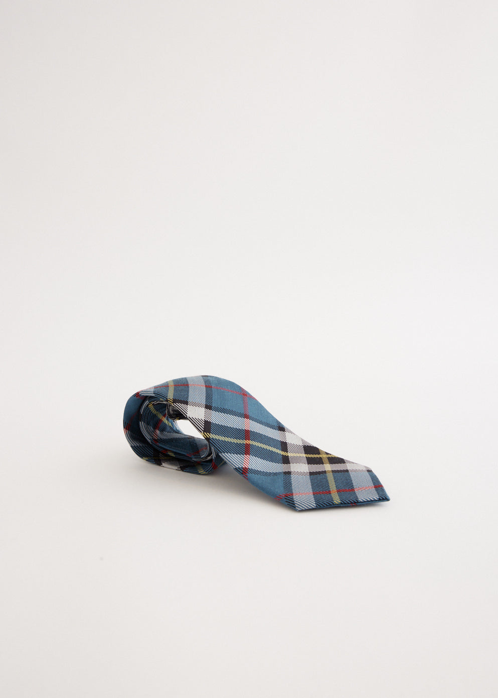 Silk Wool Tartan Check Tie