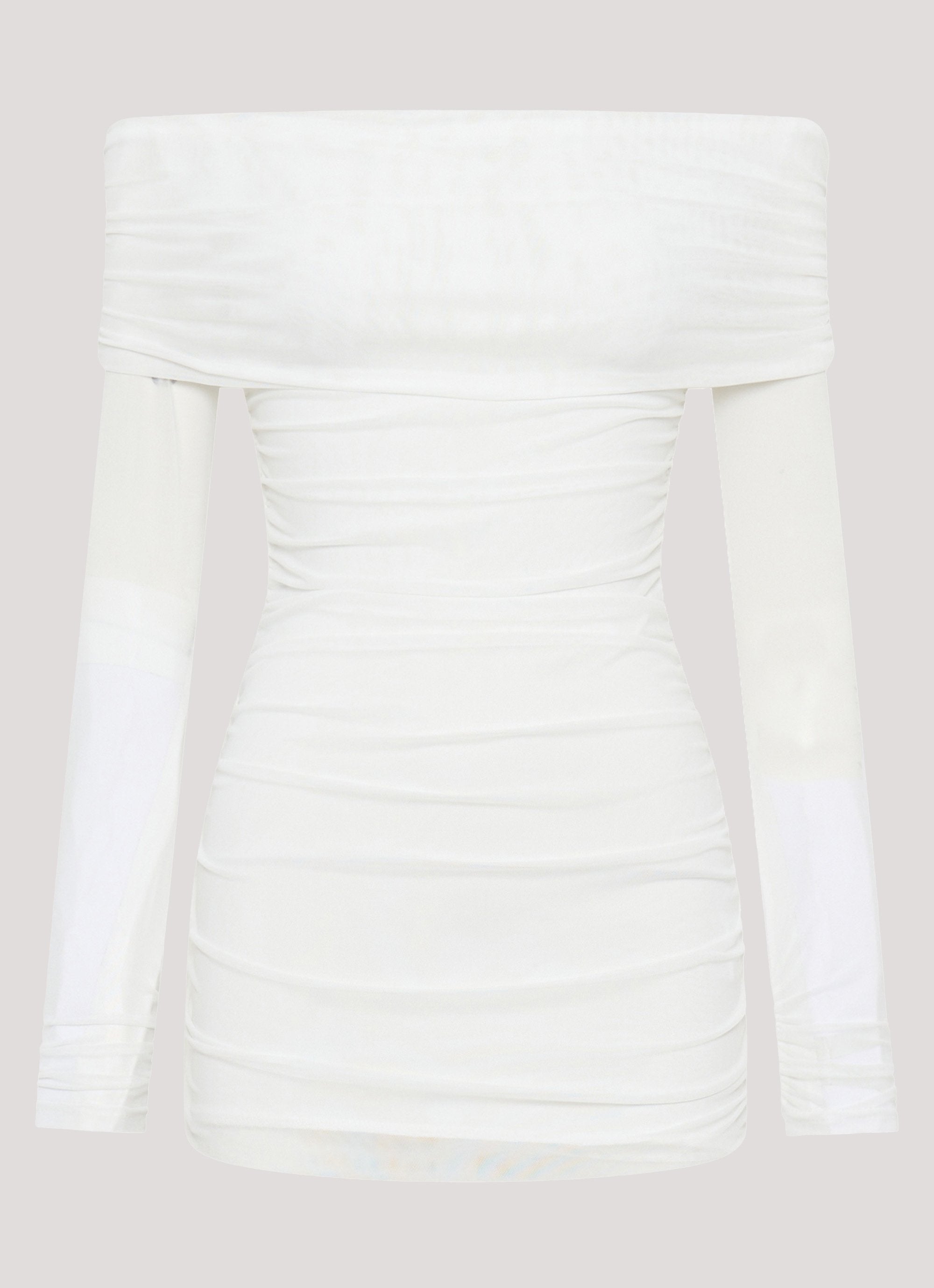 Liquid Spirit Mini Dress - White