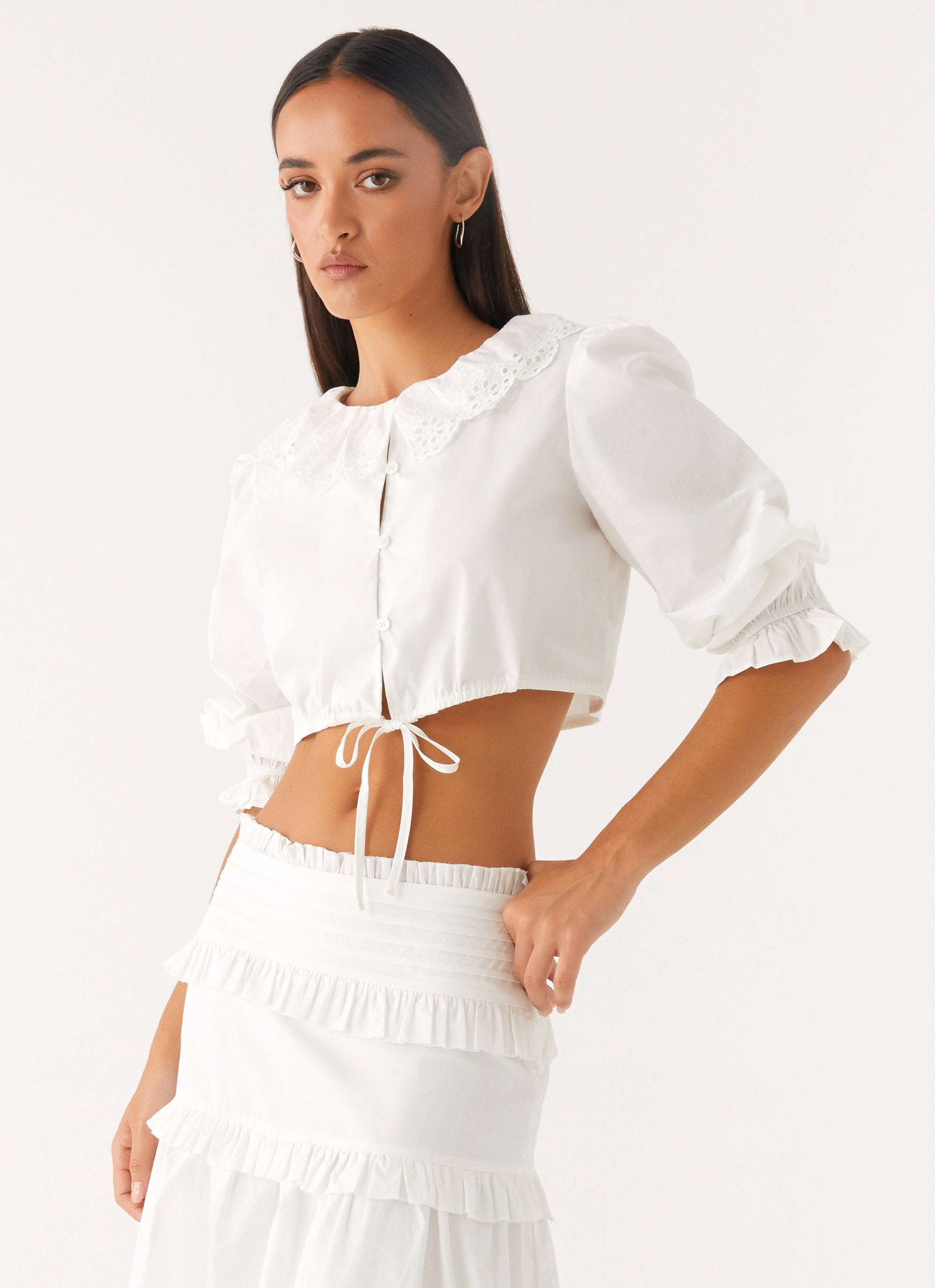 Melania Blouse - White