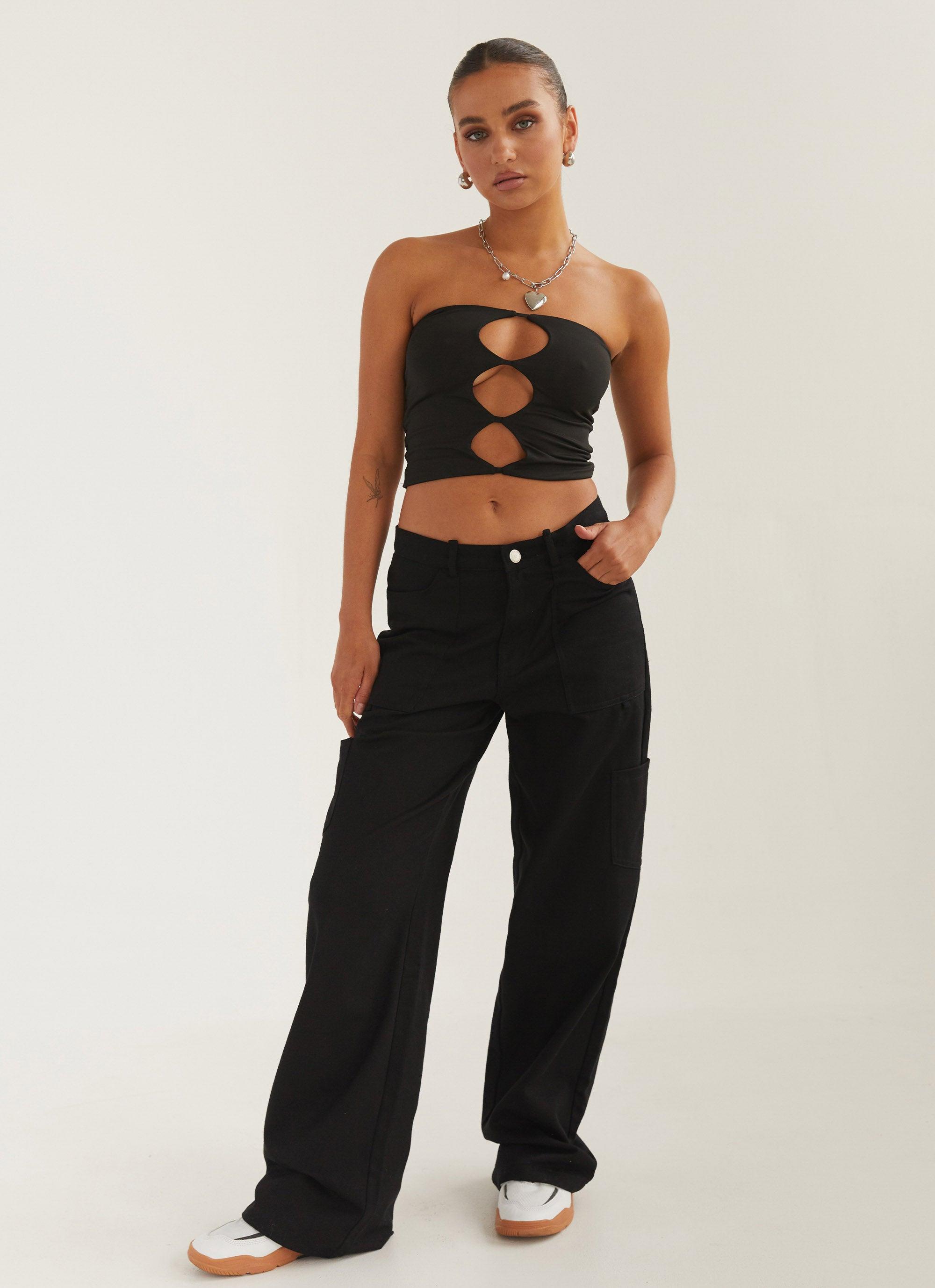 Organic Forms Tube Top - Shadow