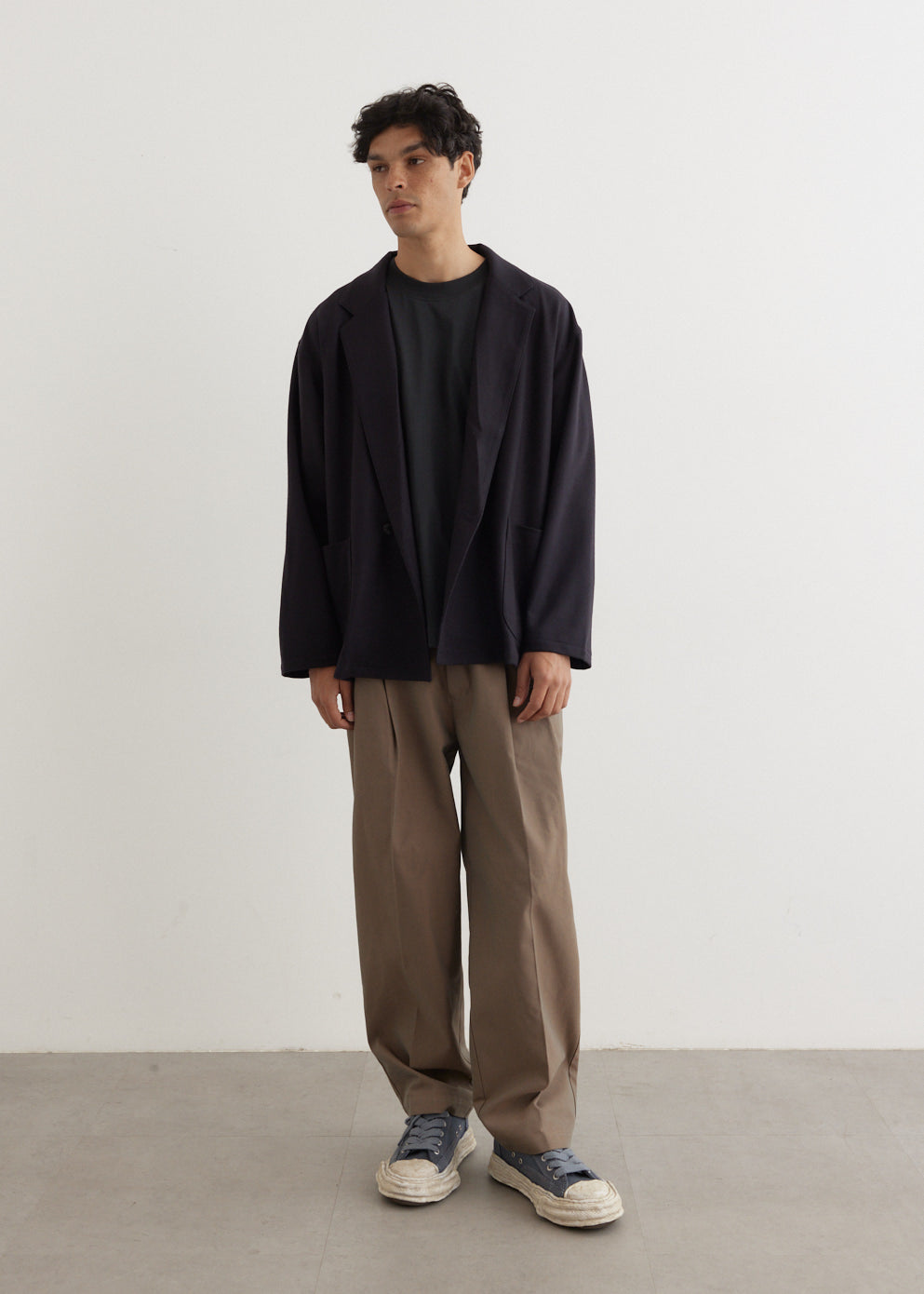 Deep Tuck Pressed Pants