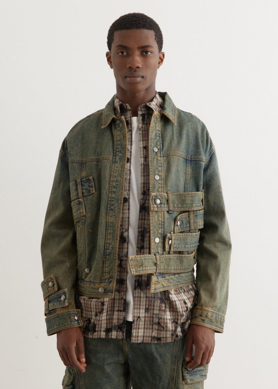 Waistbands Denim Jacket