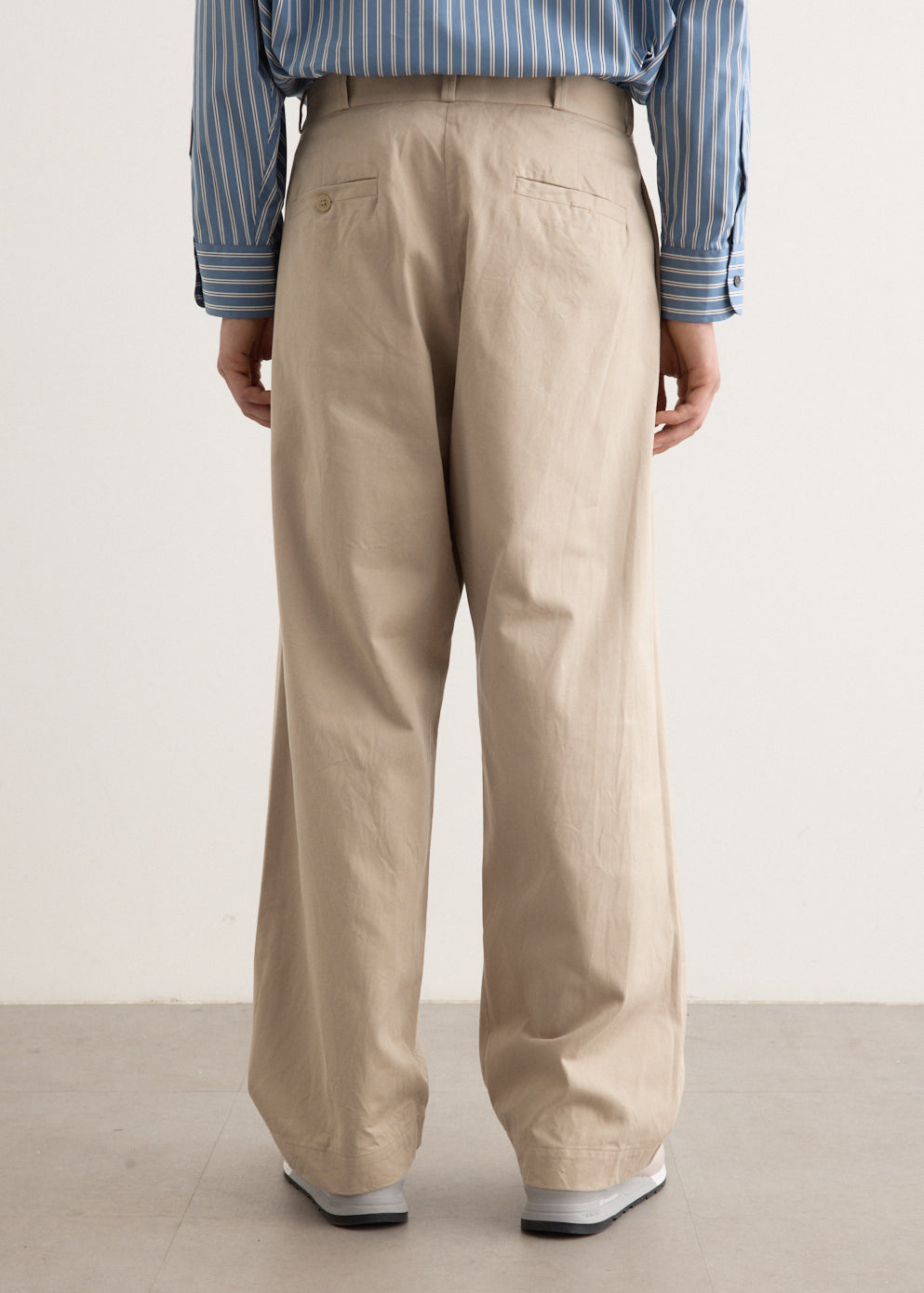 Chino Cloth Wide Pants