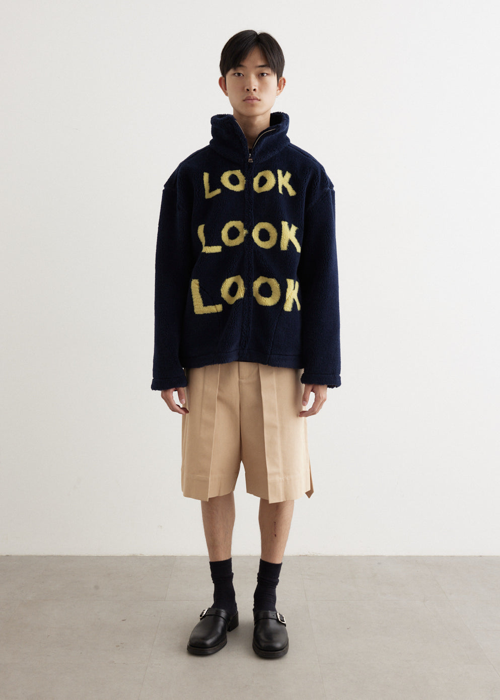 Folded Front Pleat Shorts