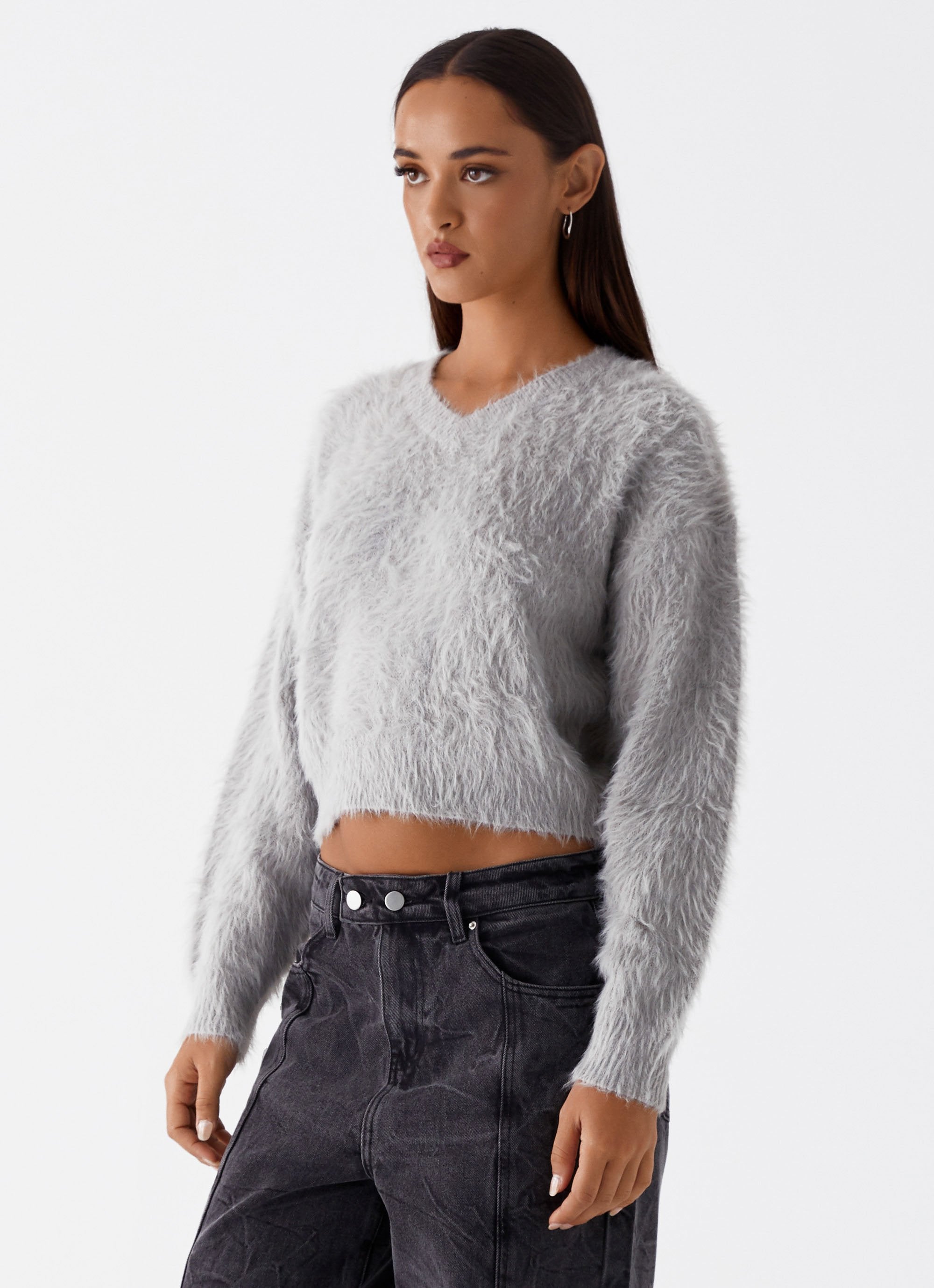 Greenwich Sweater - Grey Marle