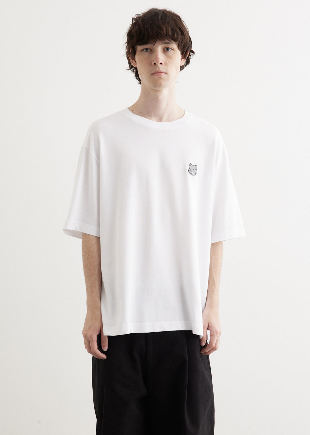 Bold Fox Head Patch Oversized T-Shirt