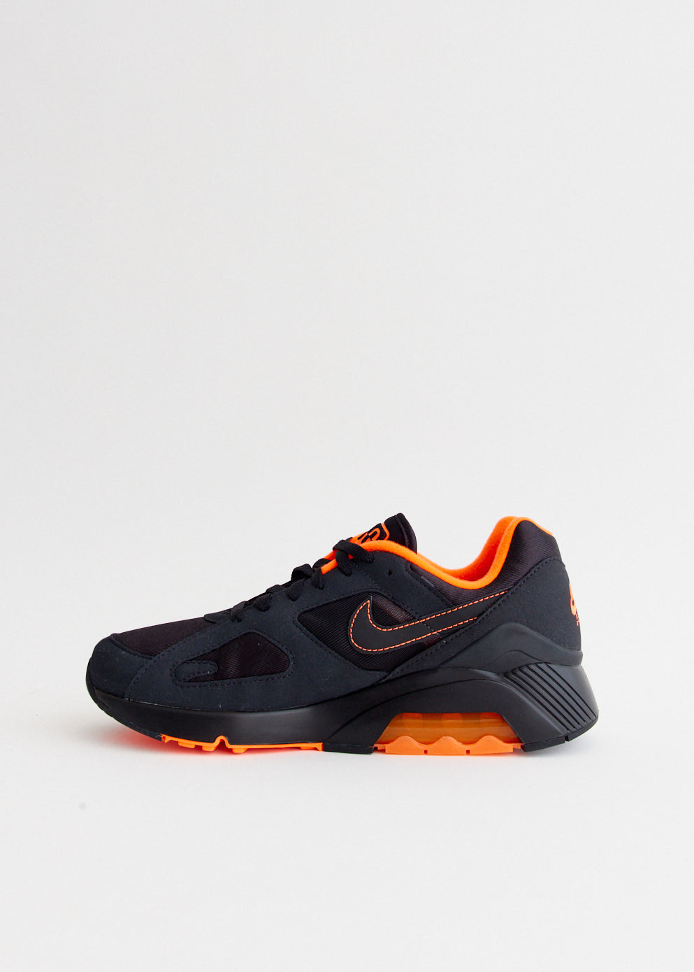 Air Max 180 'Black Hyper Crimson' Sneakers