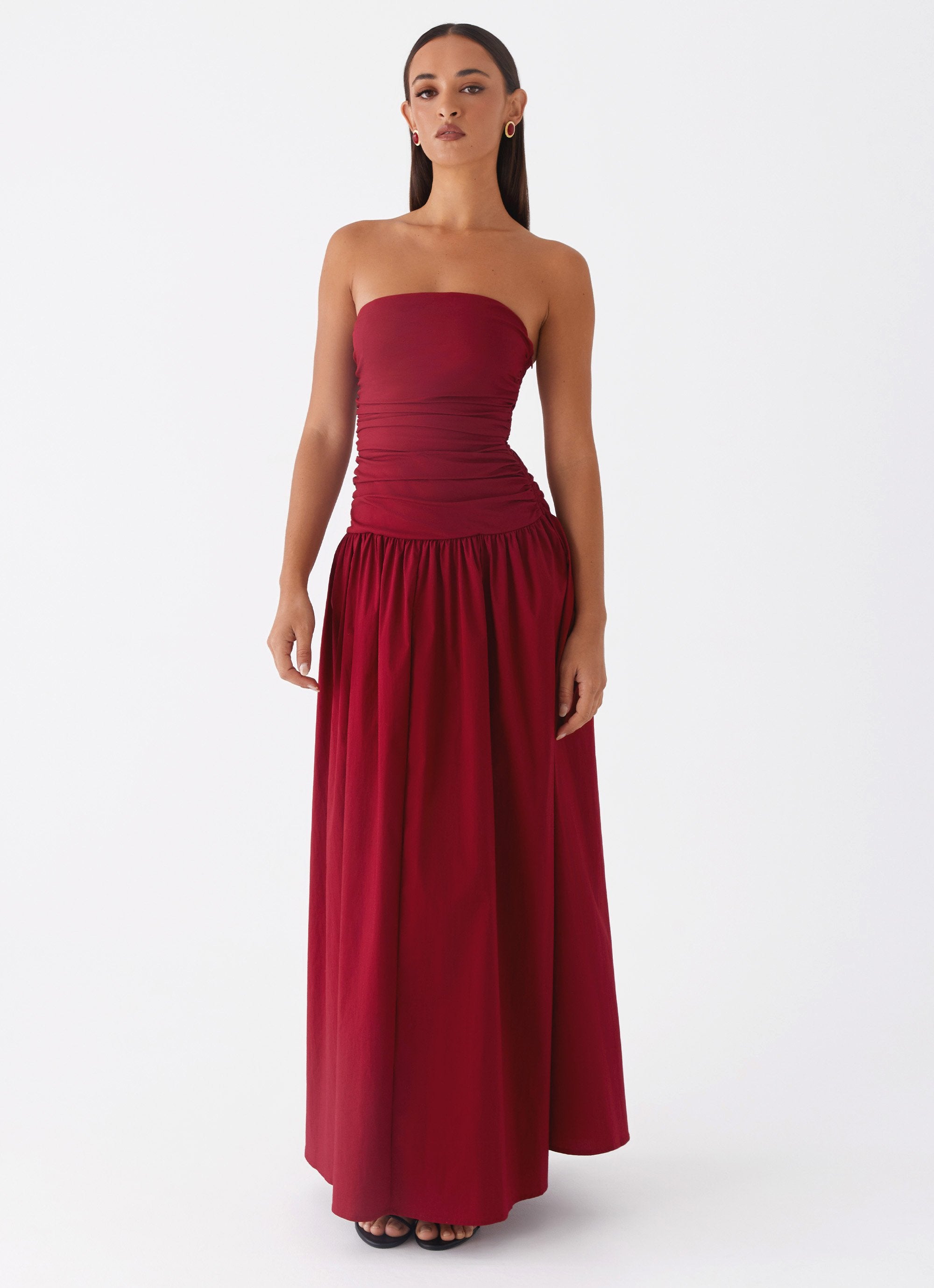 Carmel Maxi Dress - Merlot