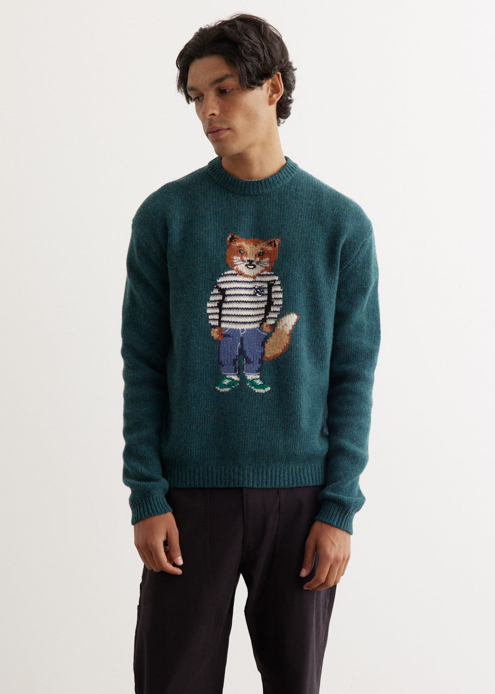 Dressed Fox Intarsia Jumper