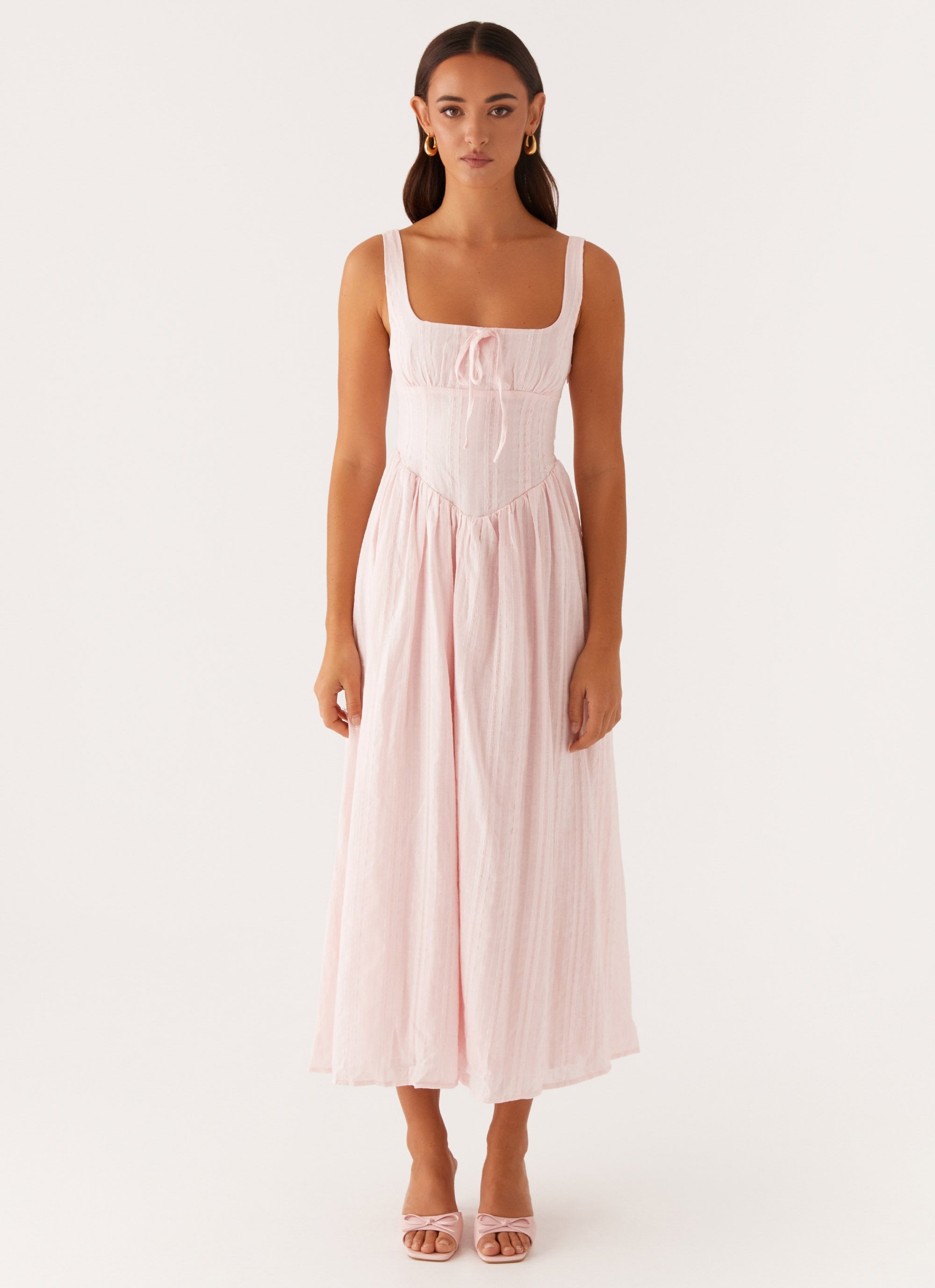 Pascuelle Midi Dress - Pink