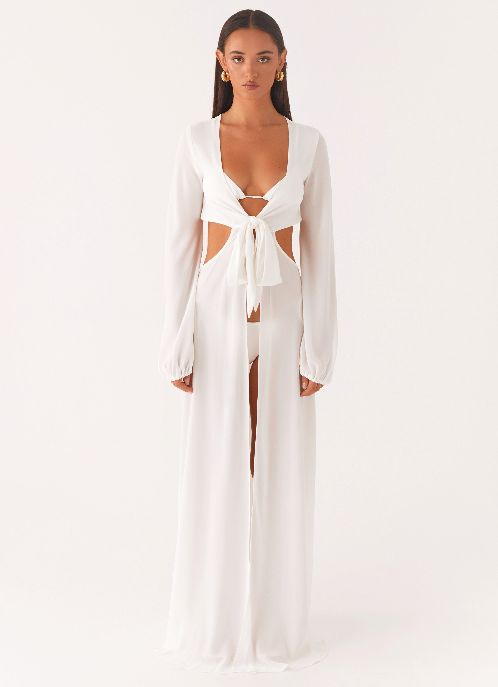 Coastal Maxi Dress - White