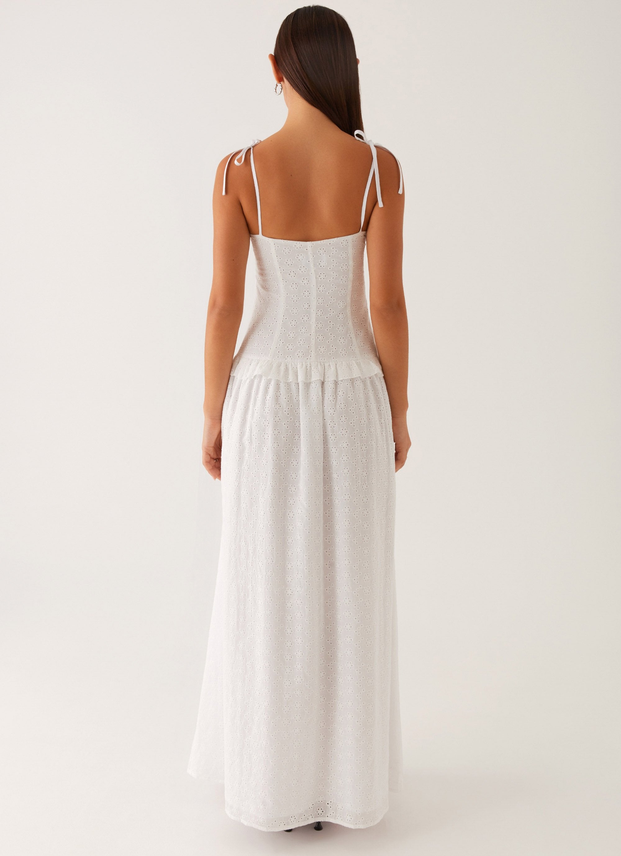 Reveria Twist Maxi Dress - Ivory