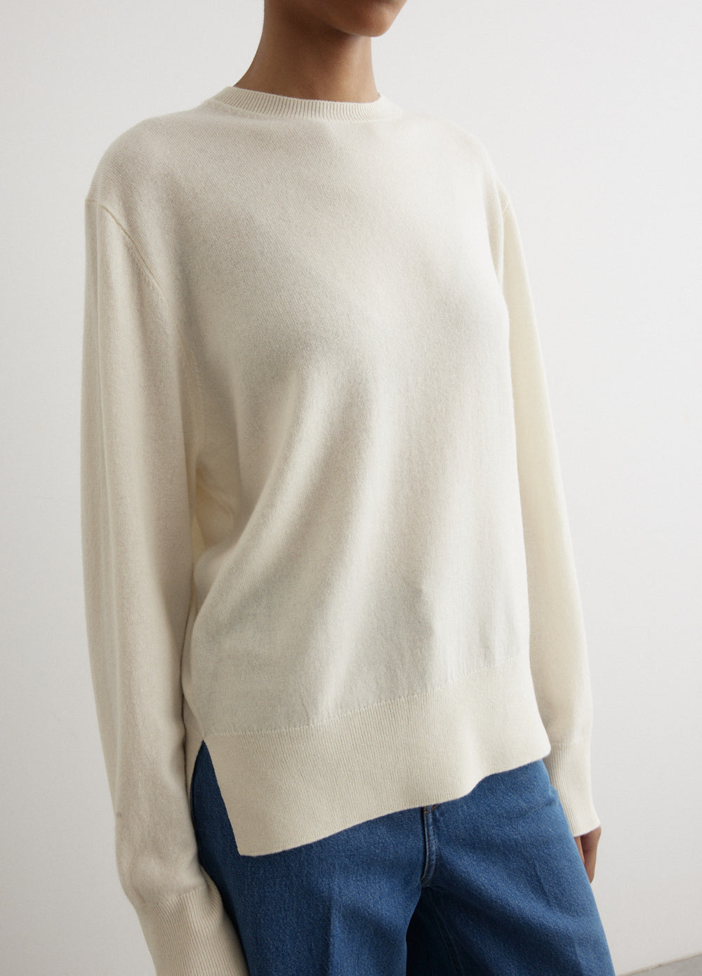 Crew-Neck Cashmere Knit