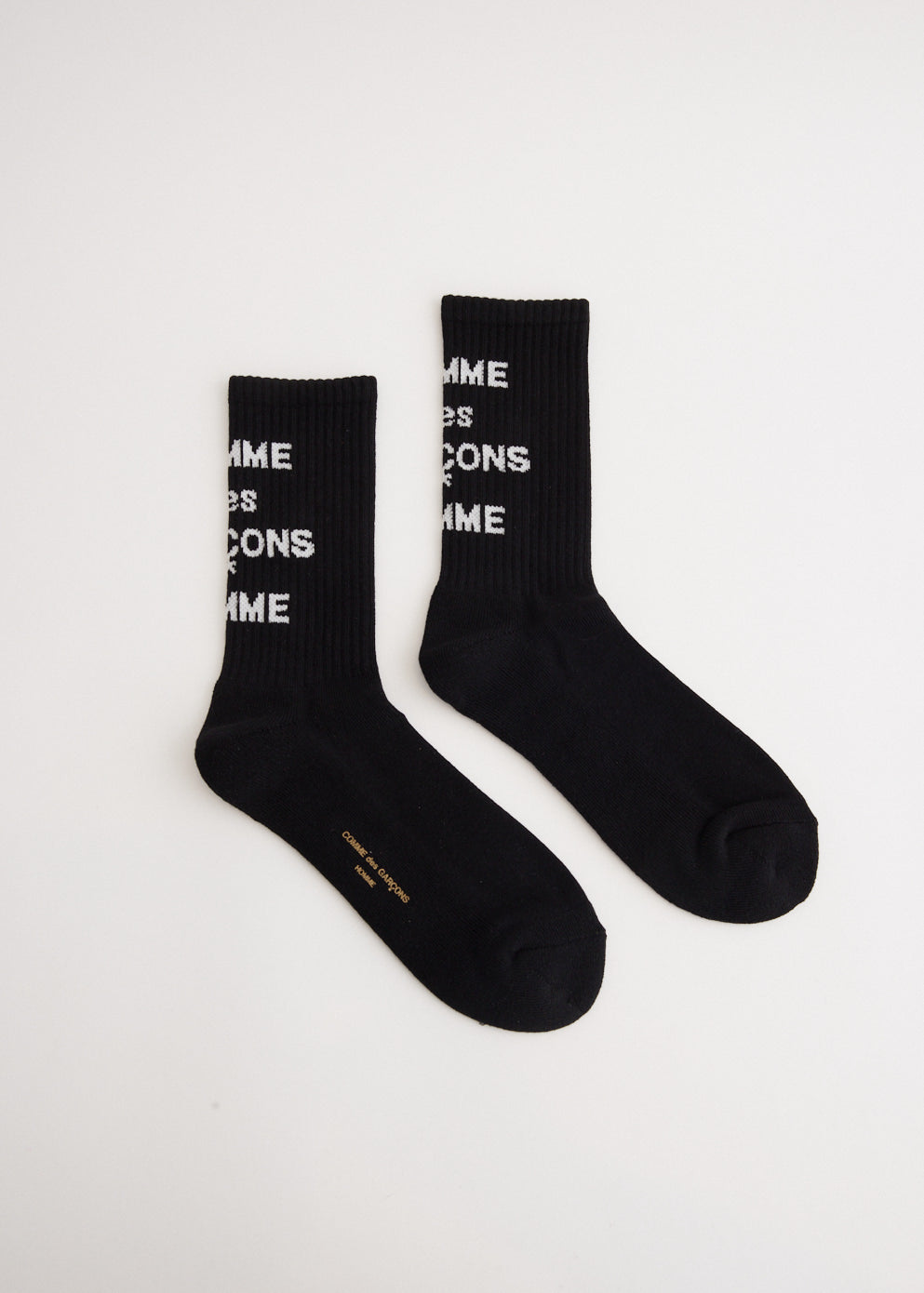 Cotton Pile Logo Socks