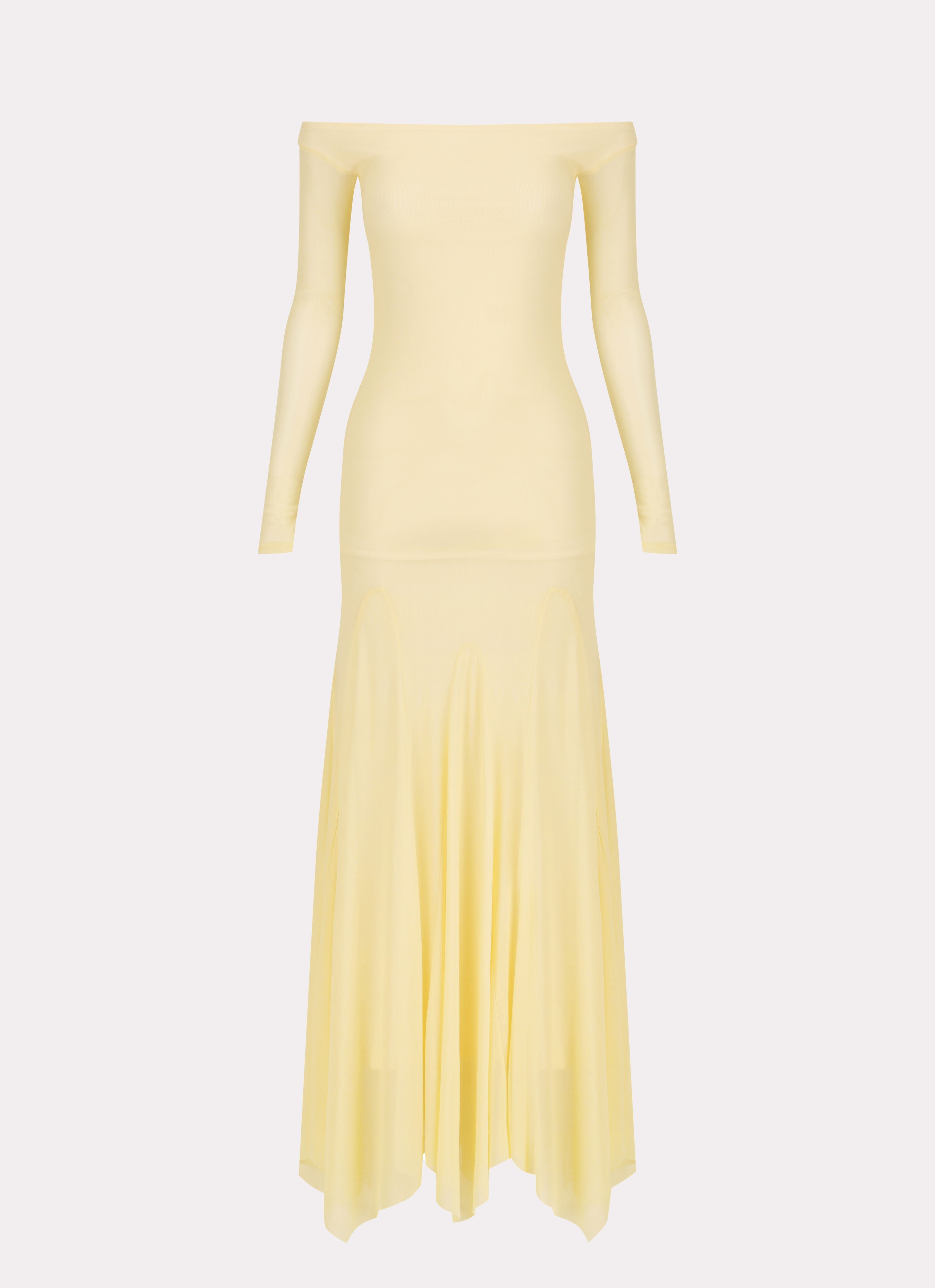 Maribel Maxi Dress - Yellow