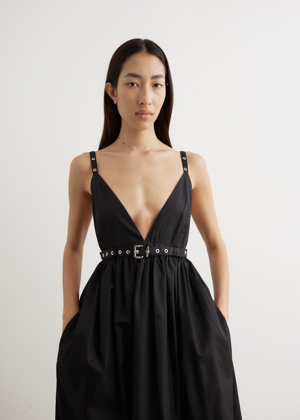 Duchesse Nylon Strap Dress