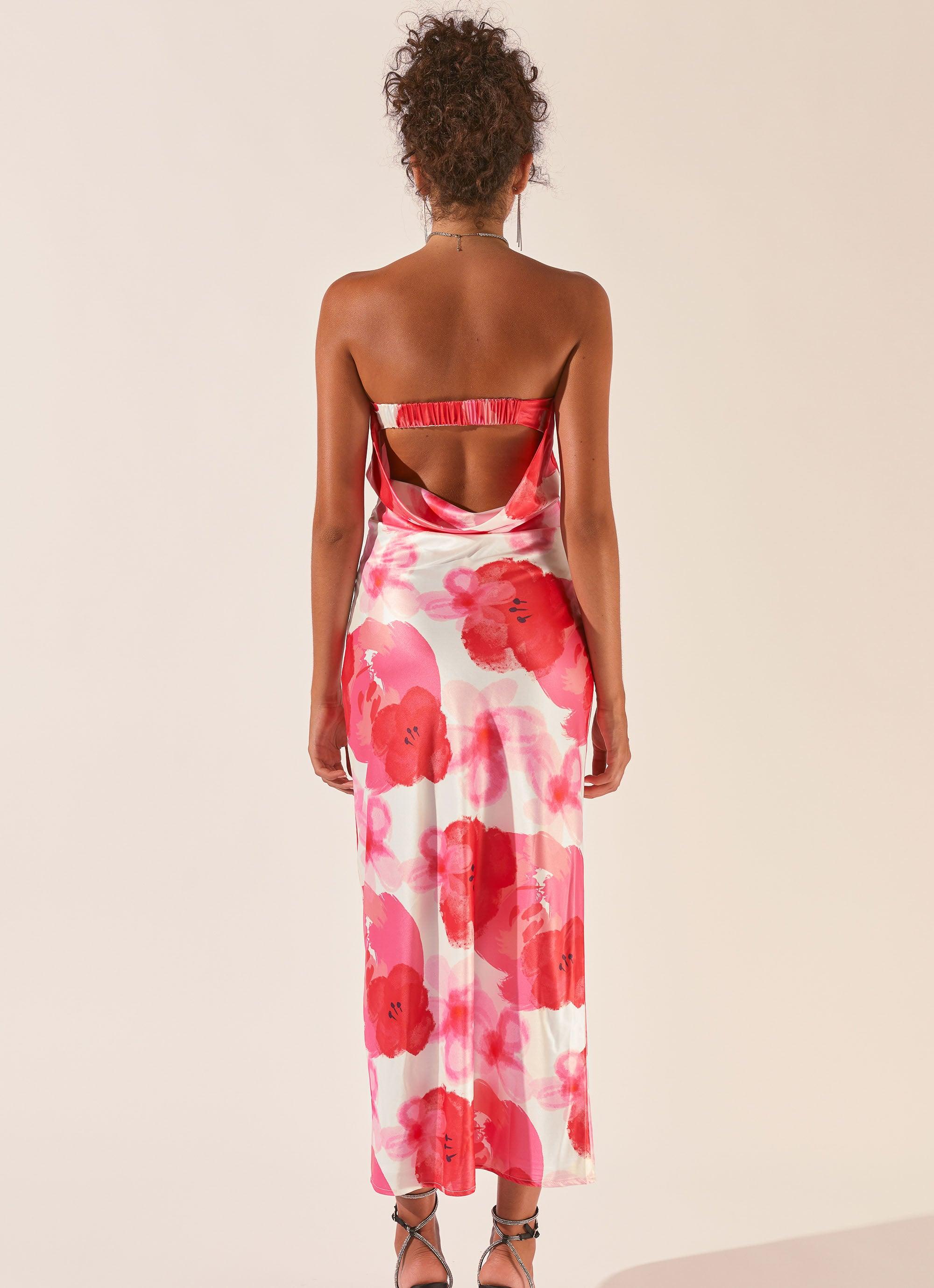 Love Me More Maxi Dress - Pink Rose