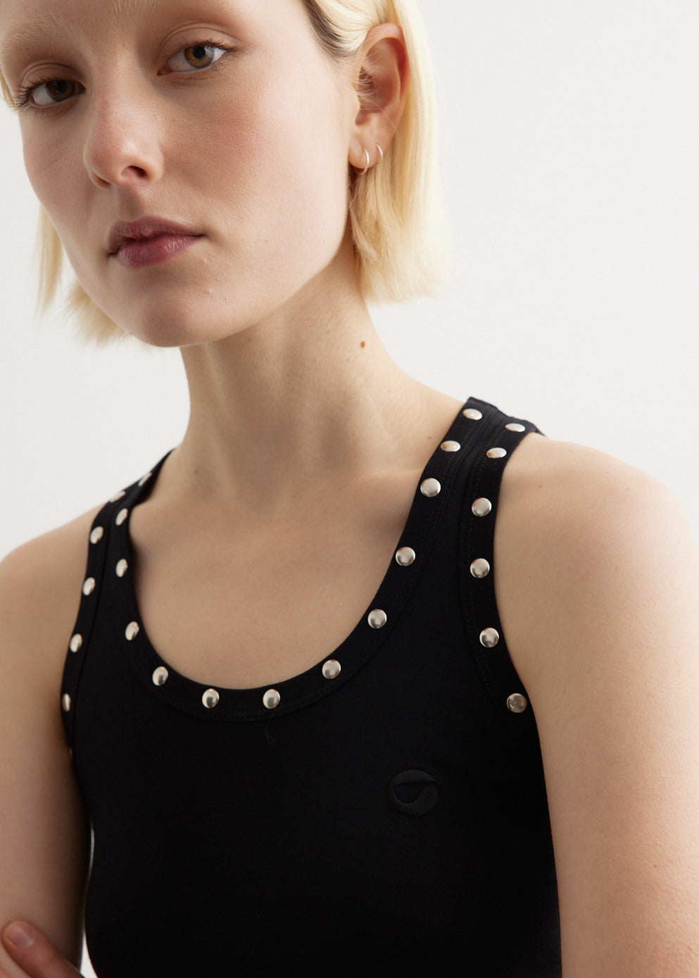 Studded Logo Tank Top