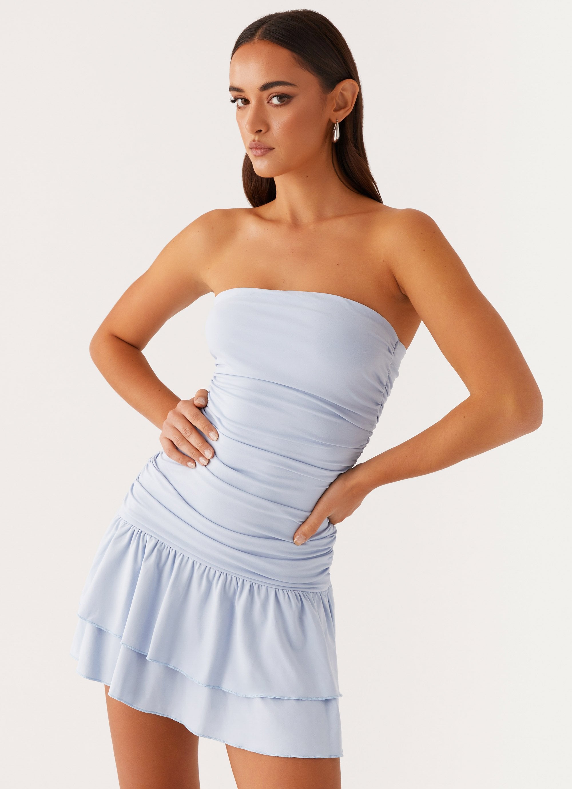 Allegra Mini Dress - Blue