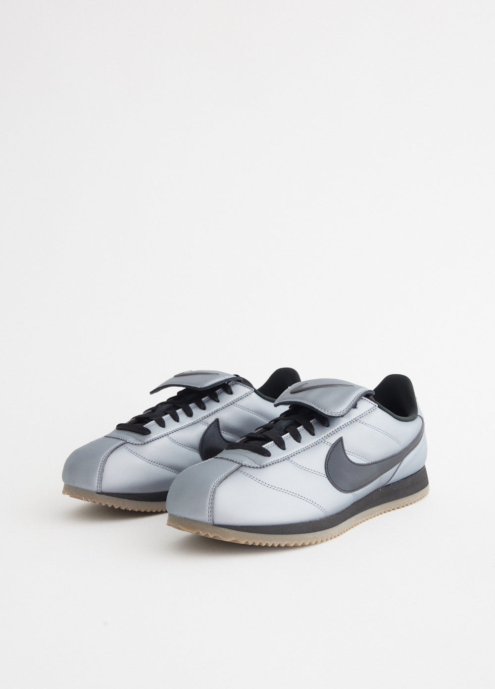 Cortez Leather SE 'Metallic Cool Grey' Sneakers