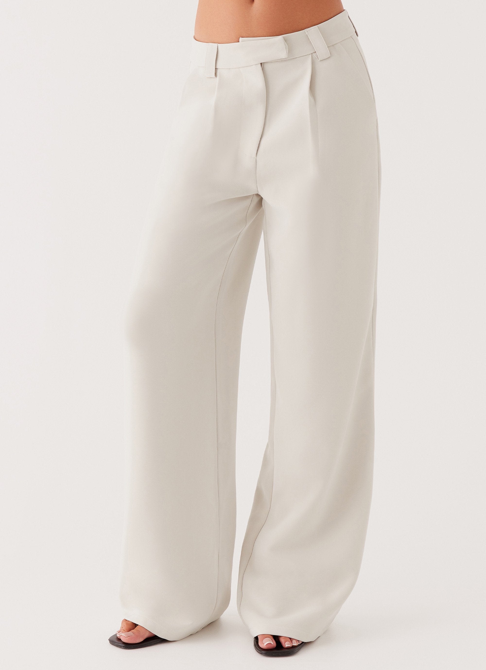 Midnight City Suit Pants - Pebble