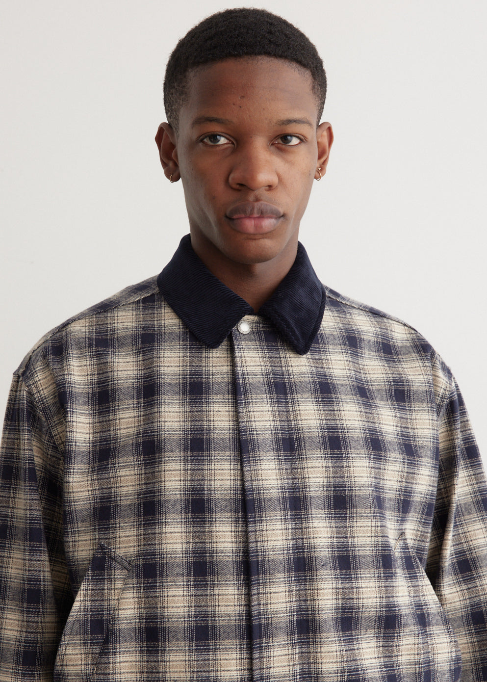 Cotton Flannel Check Jacket