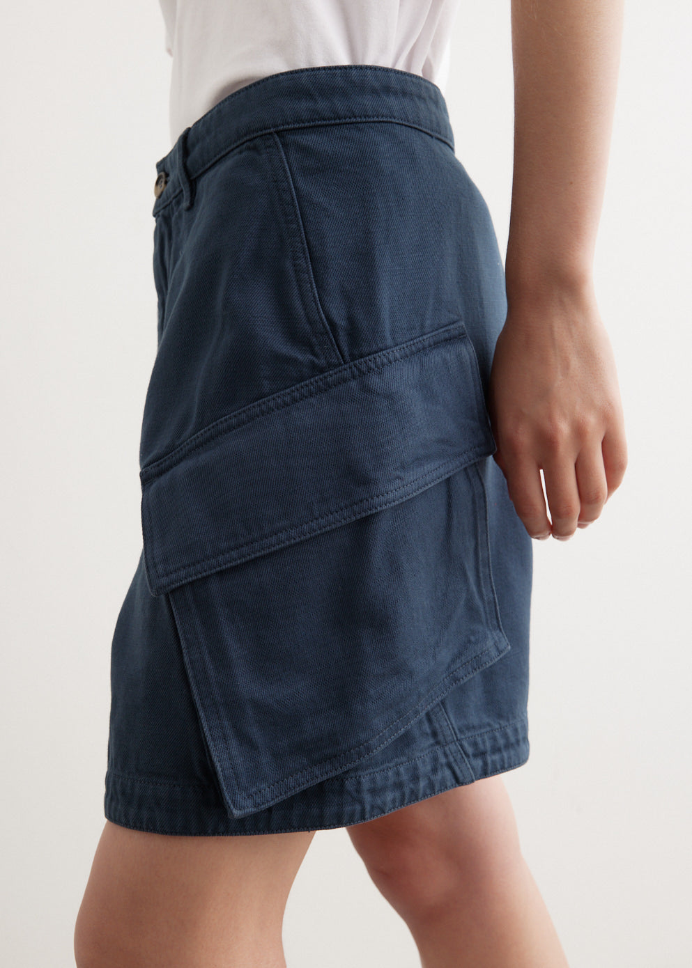 High Waist Cargo Shorts
