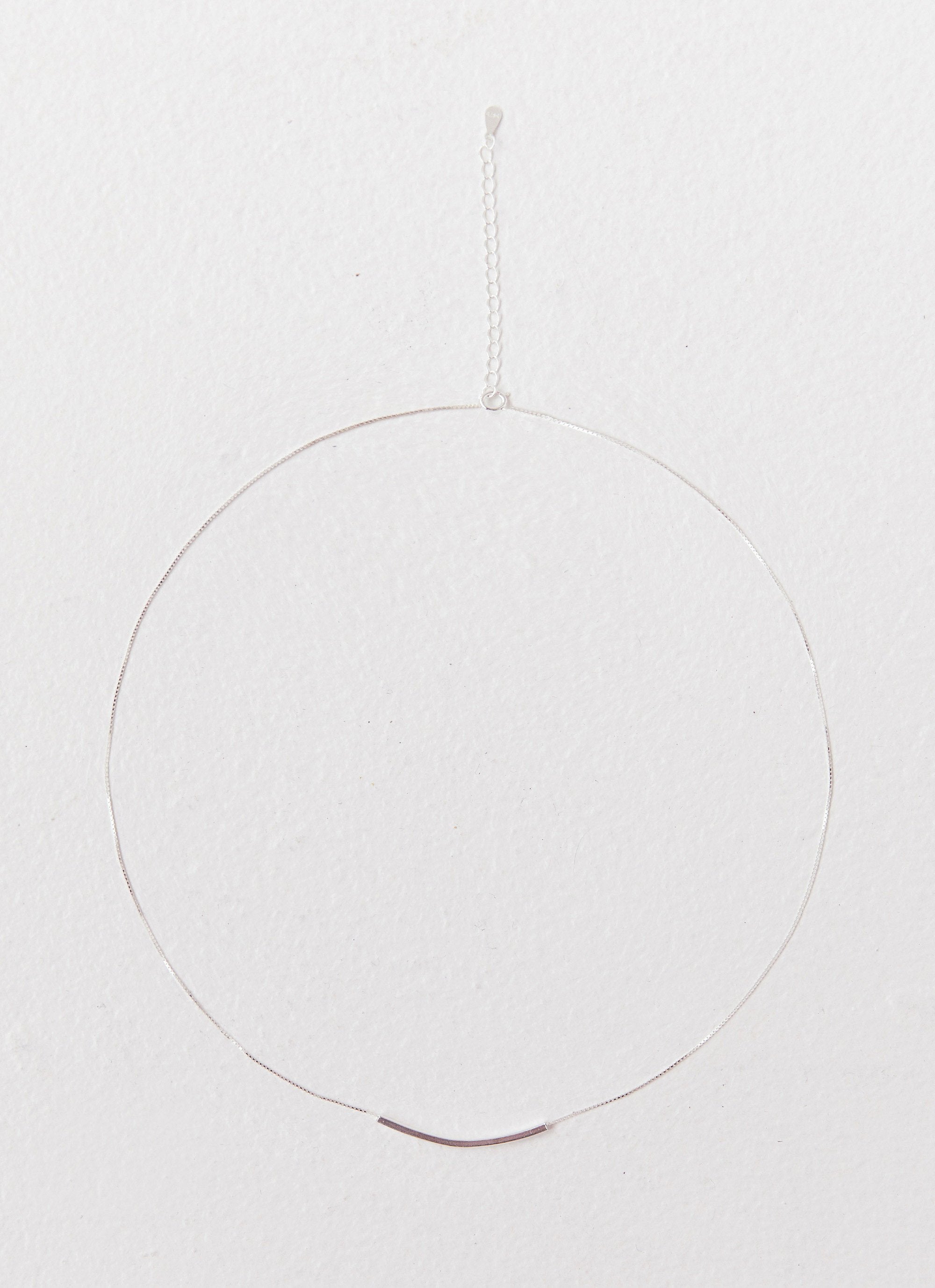 Simplicity Chain Necklace - Silver