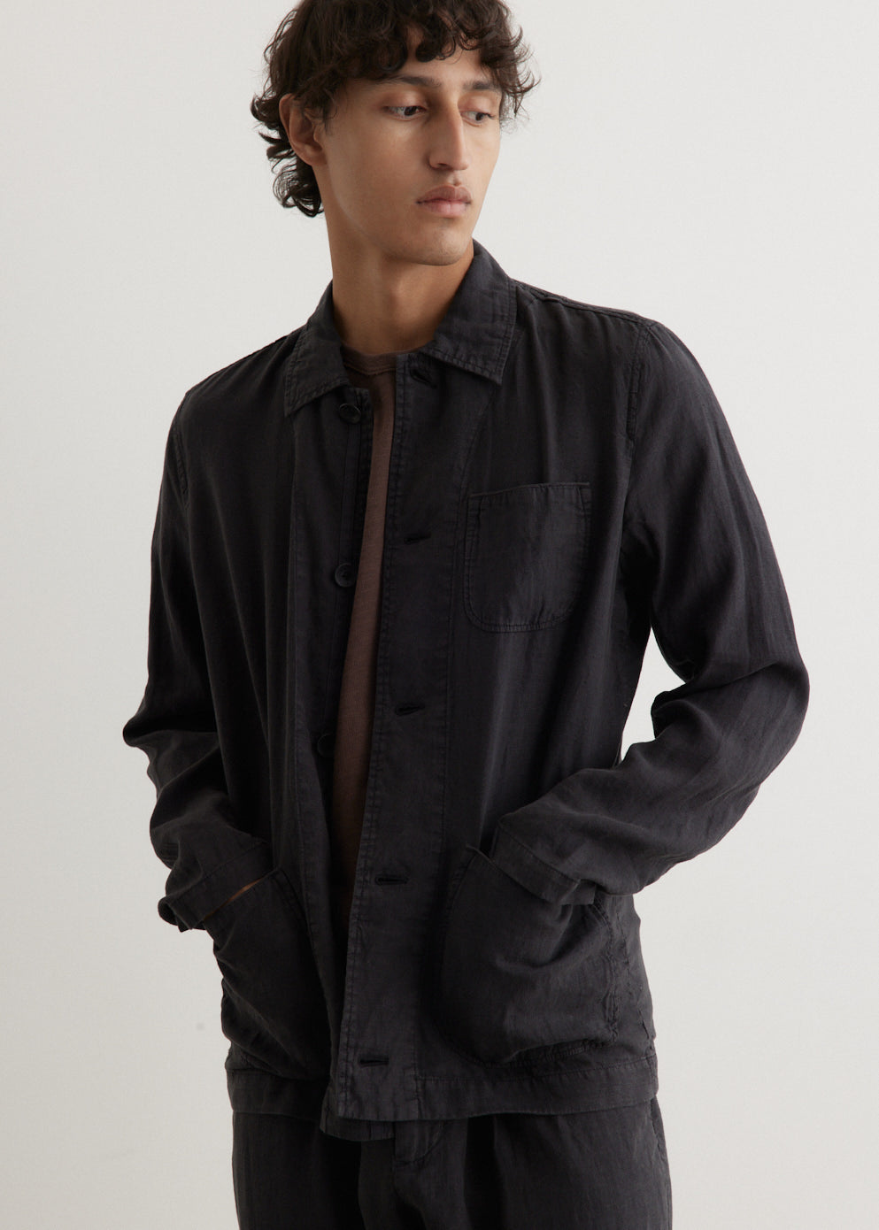 Evan Chore Linen Jacket