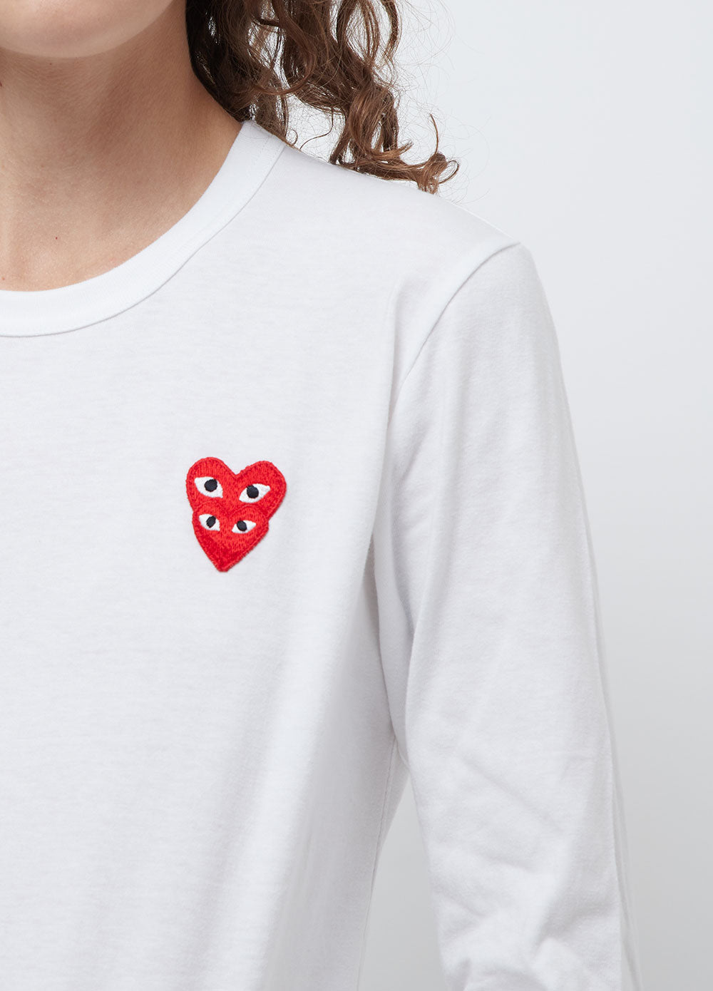 T291 Double Heart Long-sleeve T-shirt