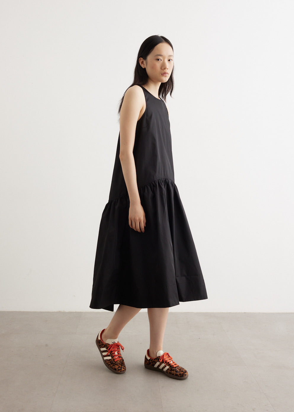 Duchesse Nylon Midi Dress