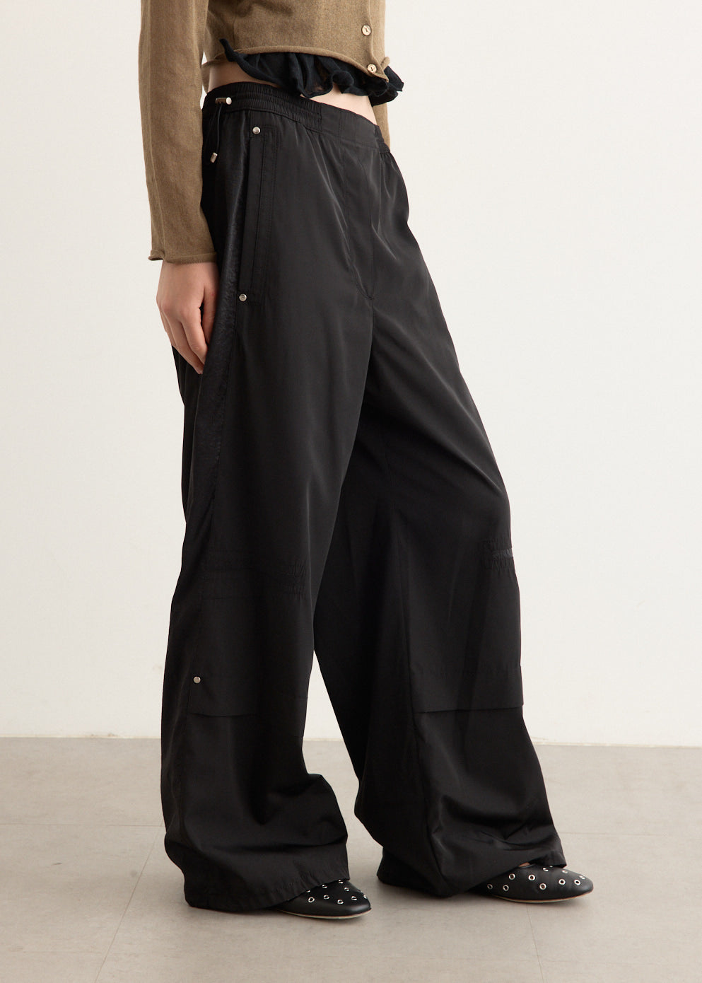 Contrast Banding Pants