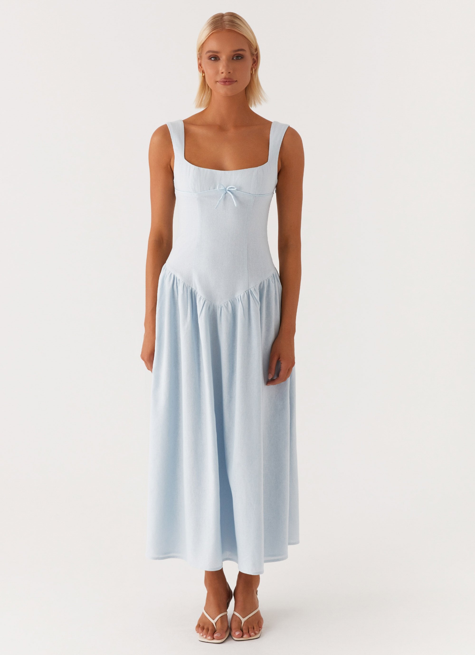 Suzie Midi Dress - Blue