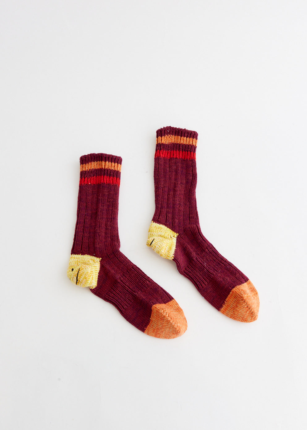 IVY RAINBOWY HAPPY Heel-Hold Socks