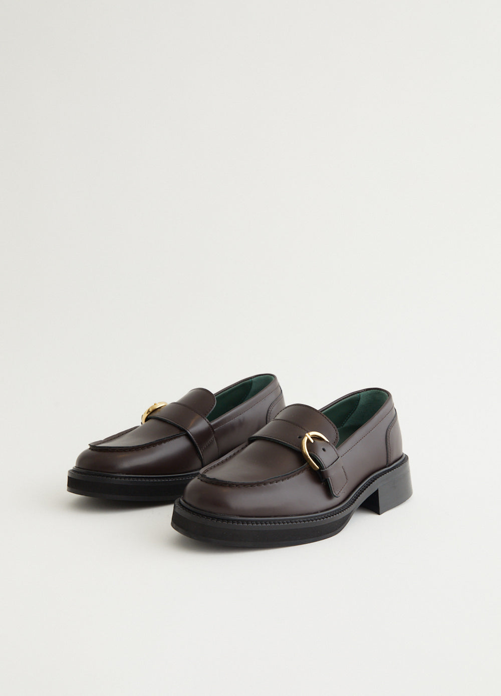 Heeled Townee Monk Loafers