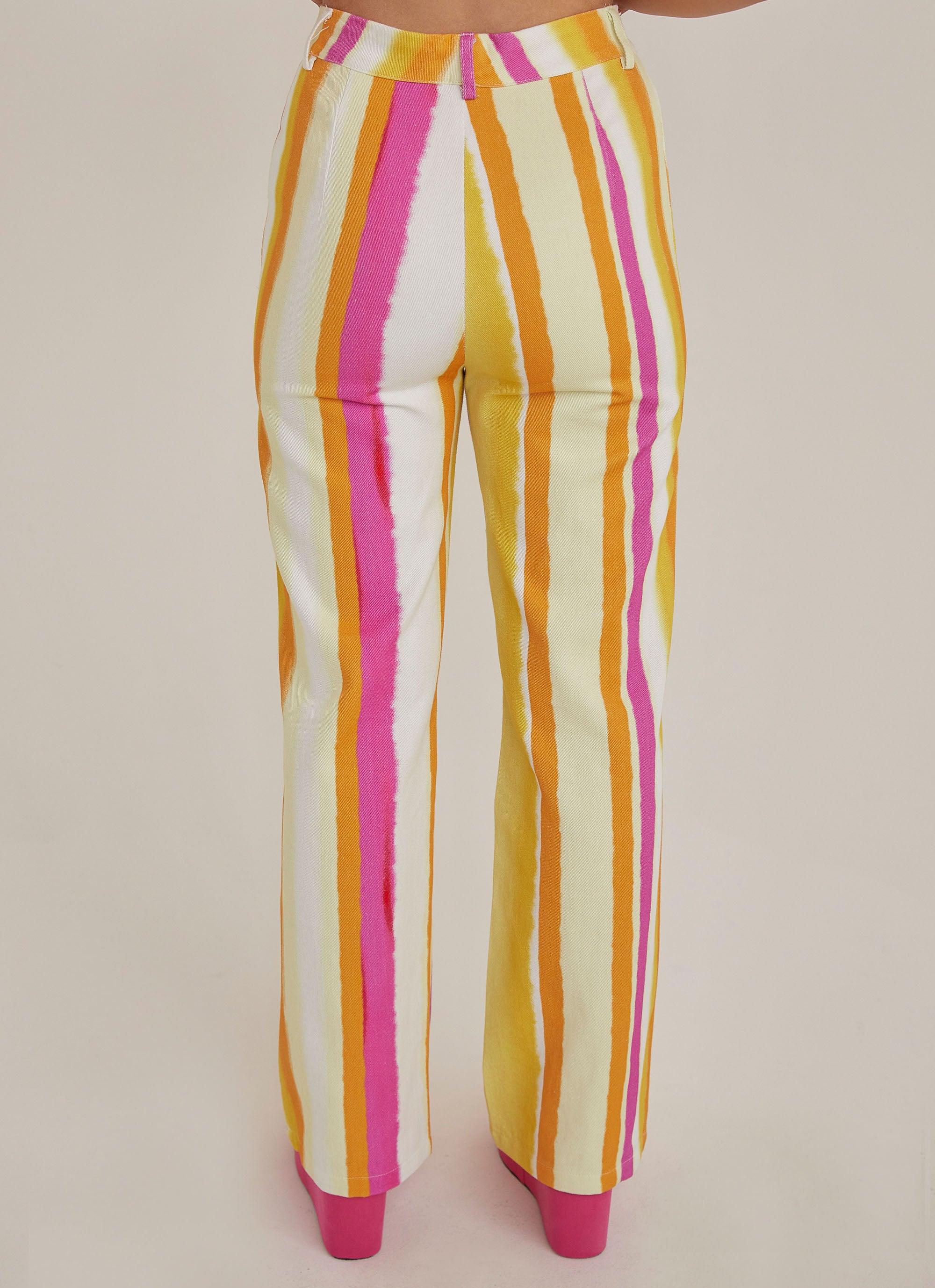 Estate Pants - Sunset Stripe