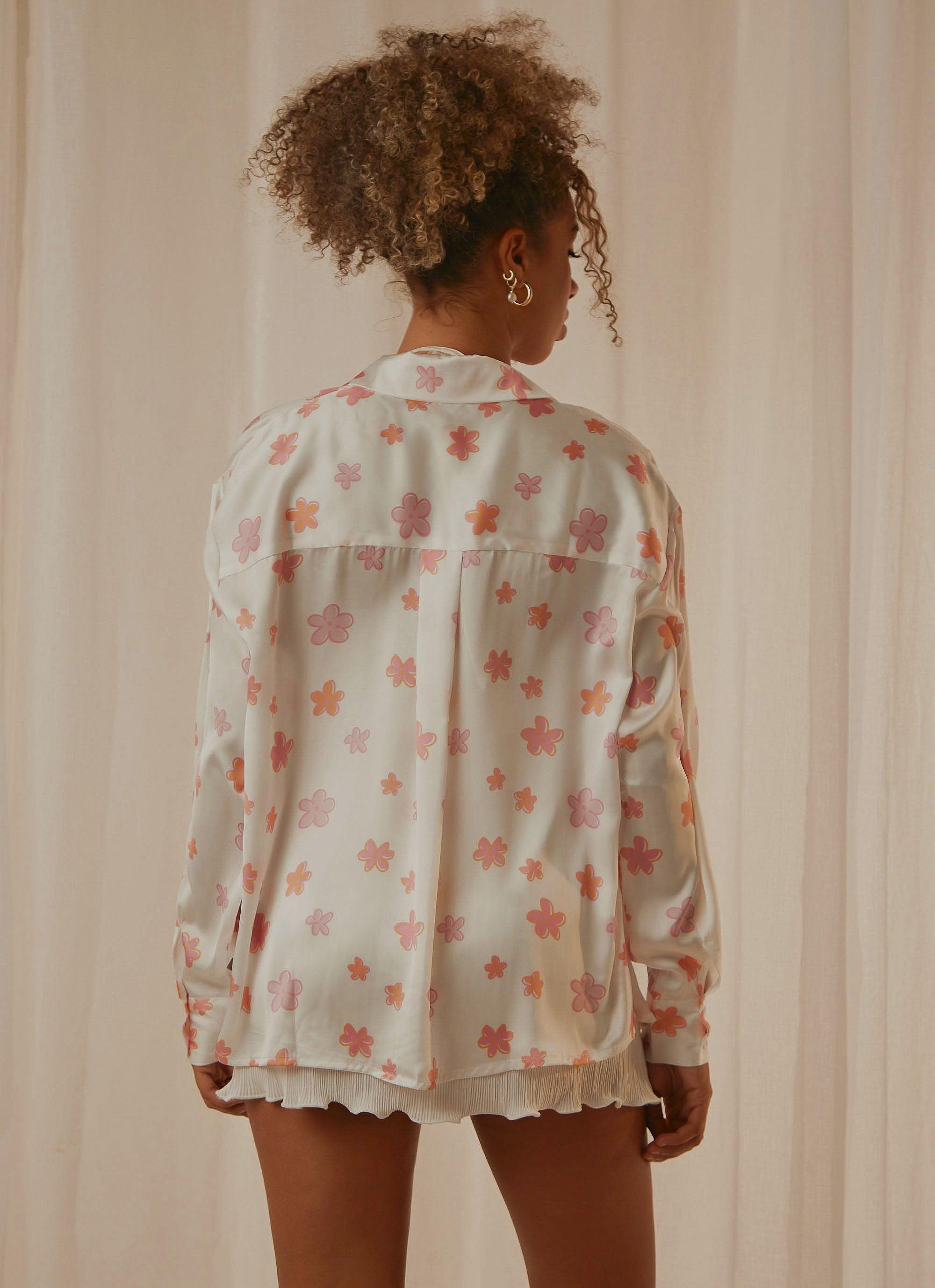 Love Interest Shirt - Pink Wild Poppies