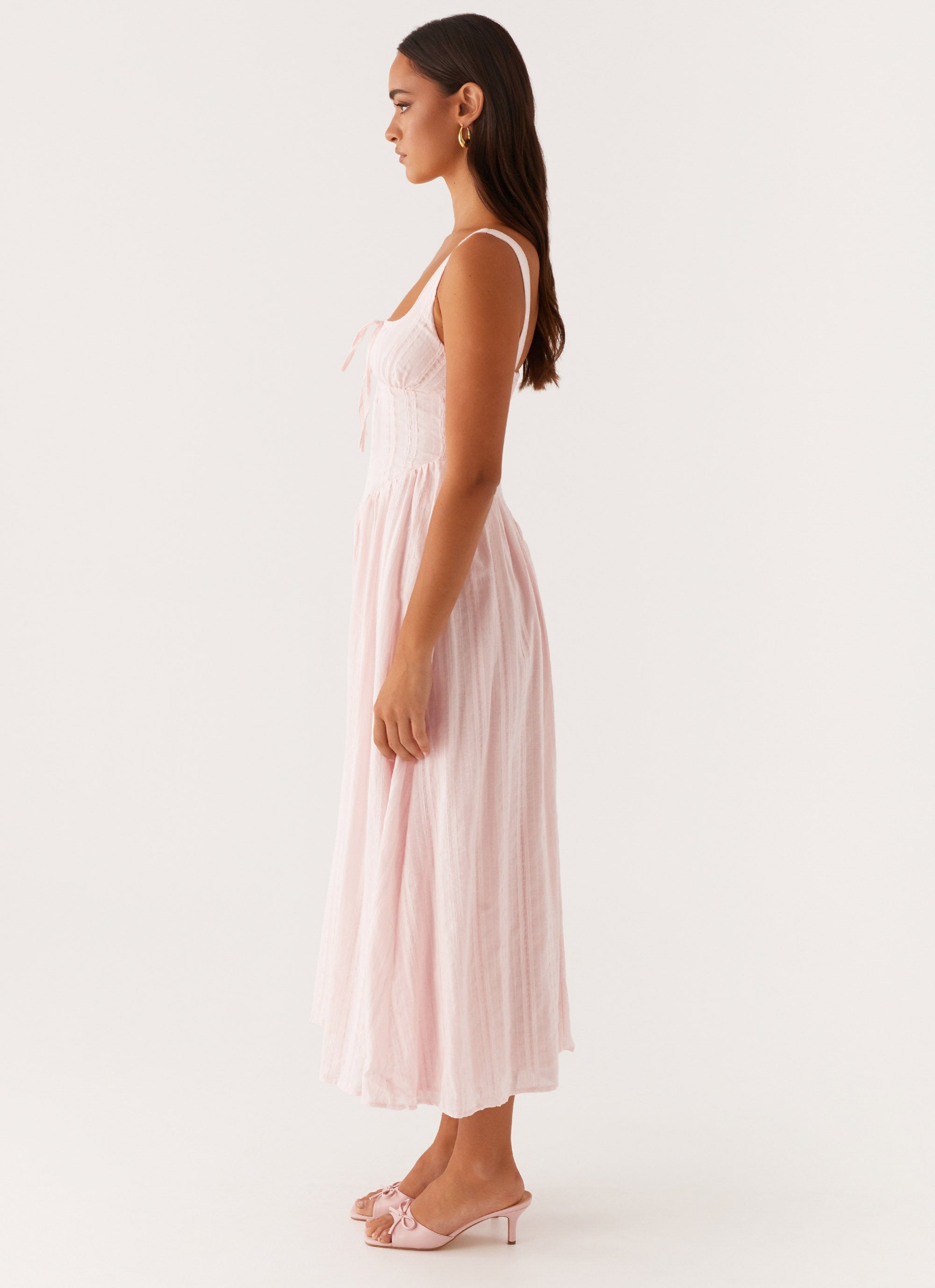 Pascuelle Midi Dress - Pink