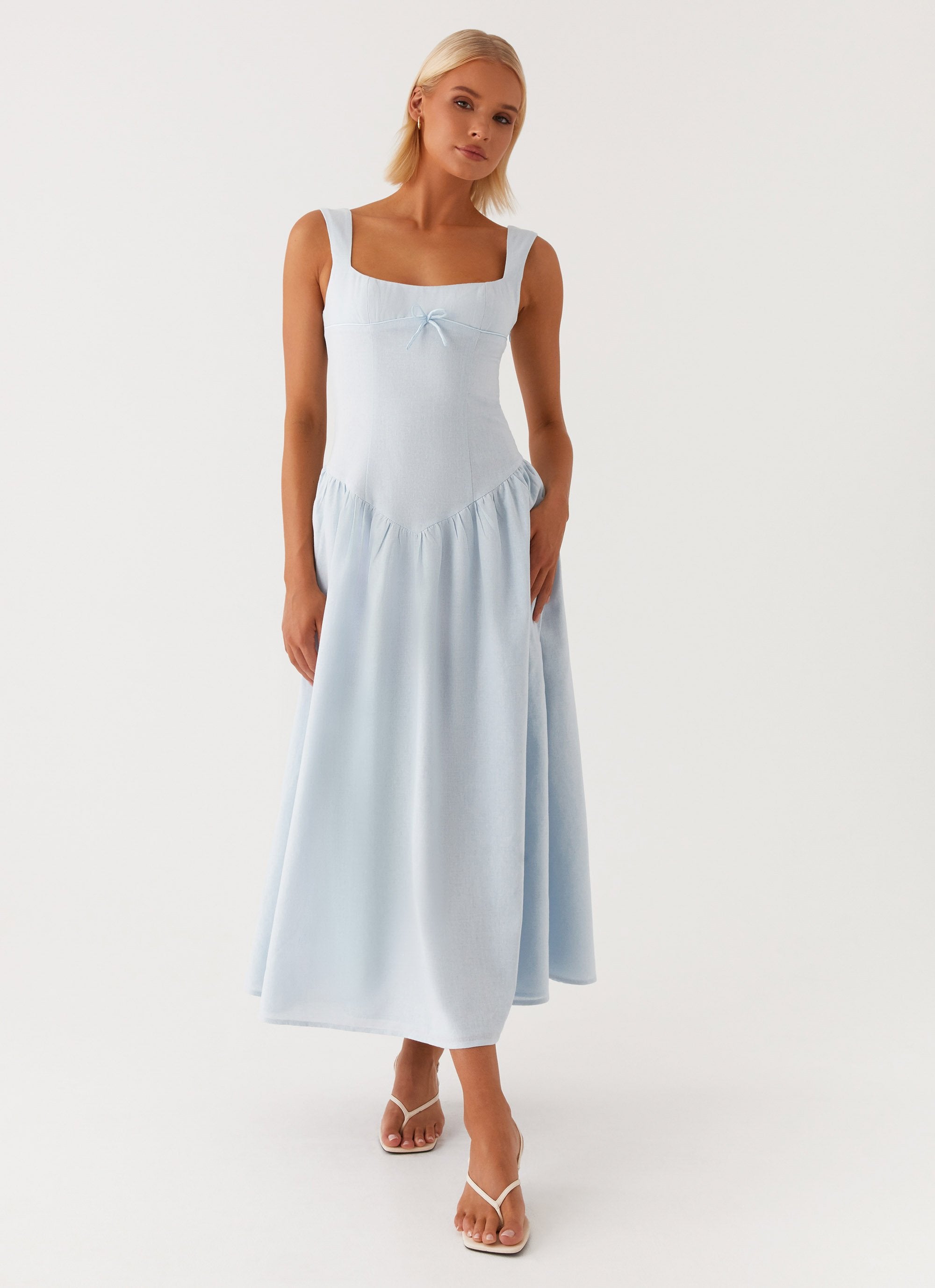 Suzie Midi Dress - Blue