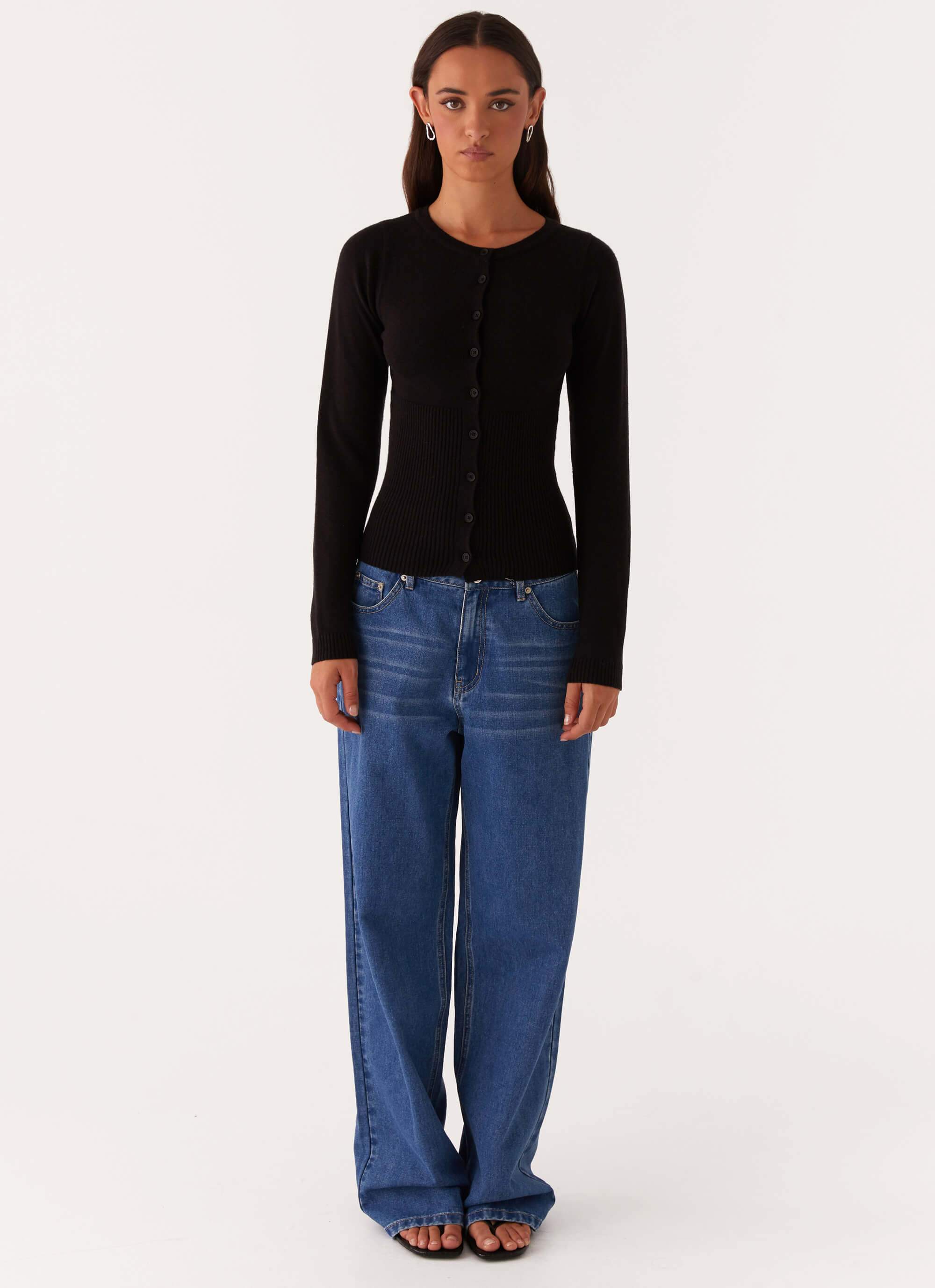 Reagan Knit Top - Black