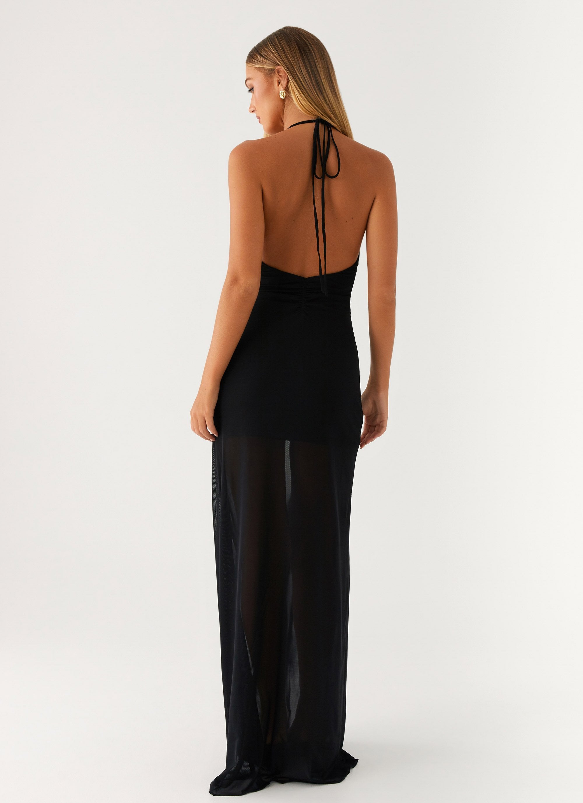 Louvre Maxi Dress - Black