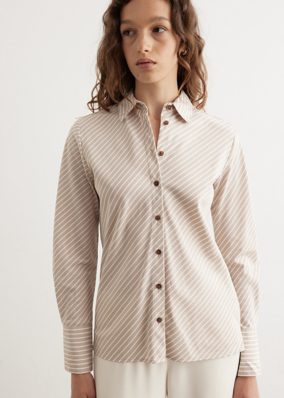 Sylvia Stripe Poplin Shirt