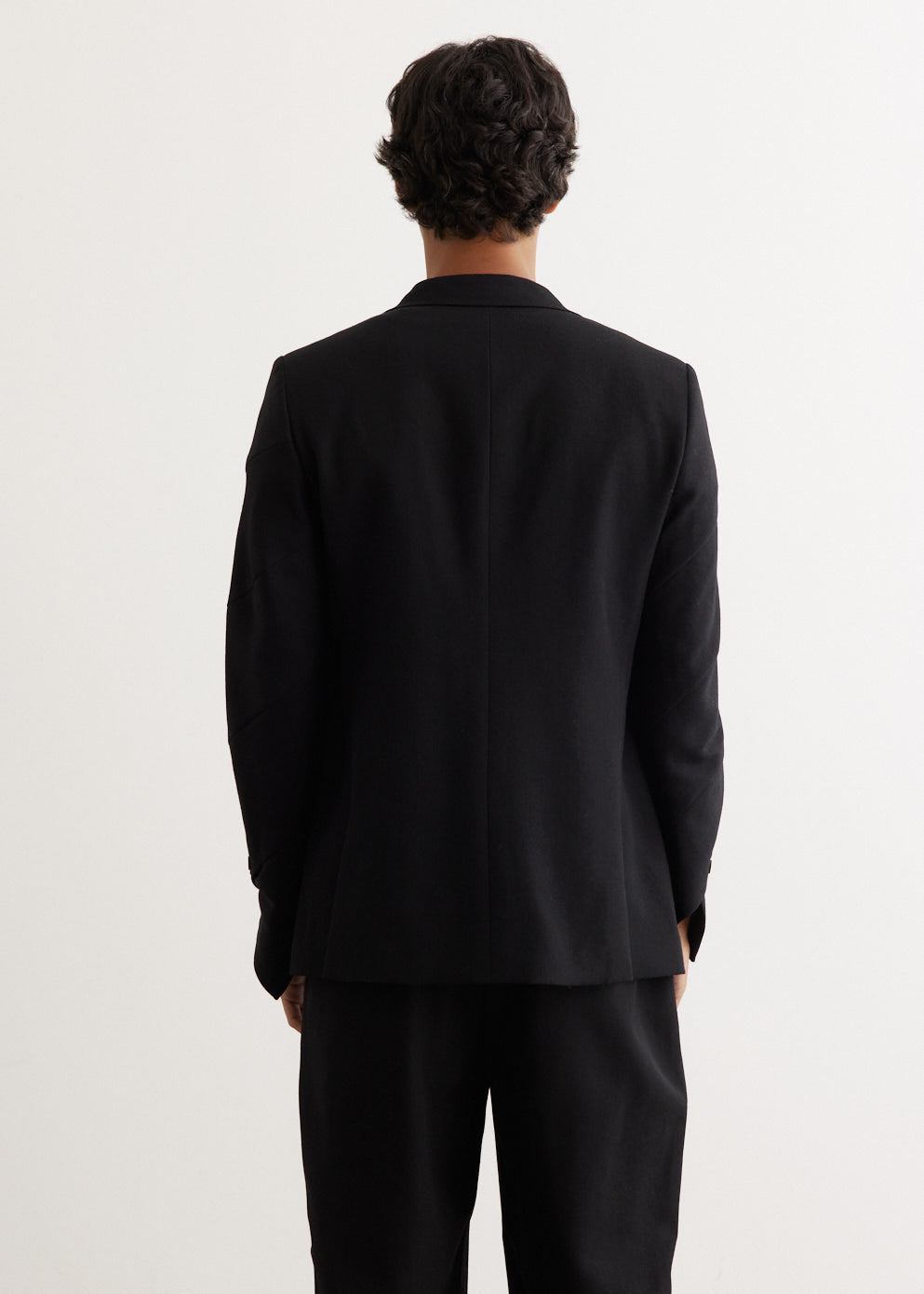 Gabardine Spiral Sleeve 2 Button Jacket